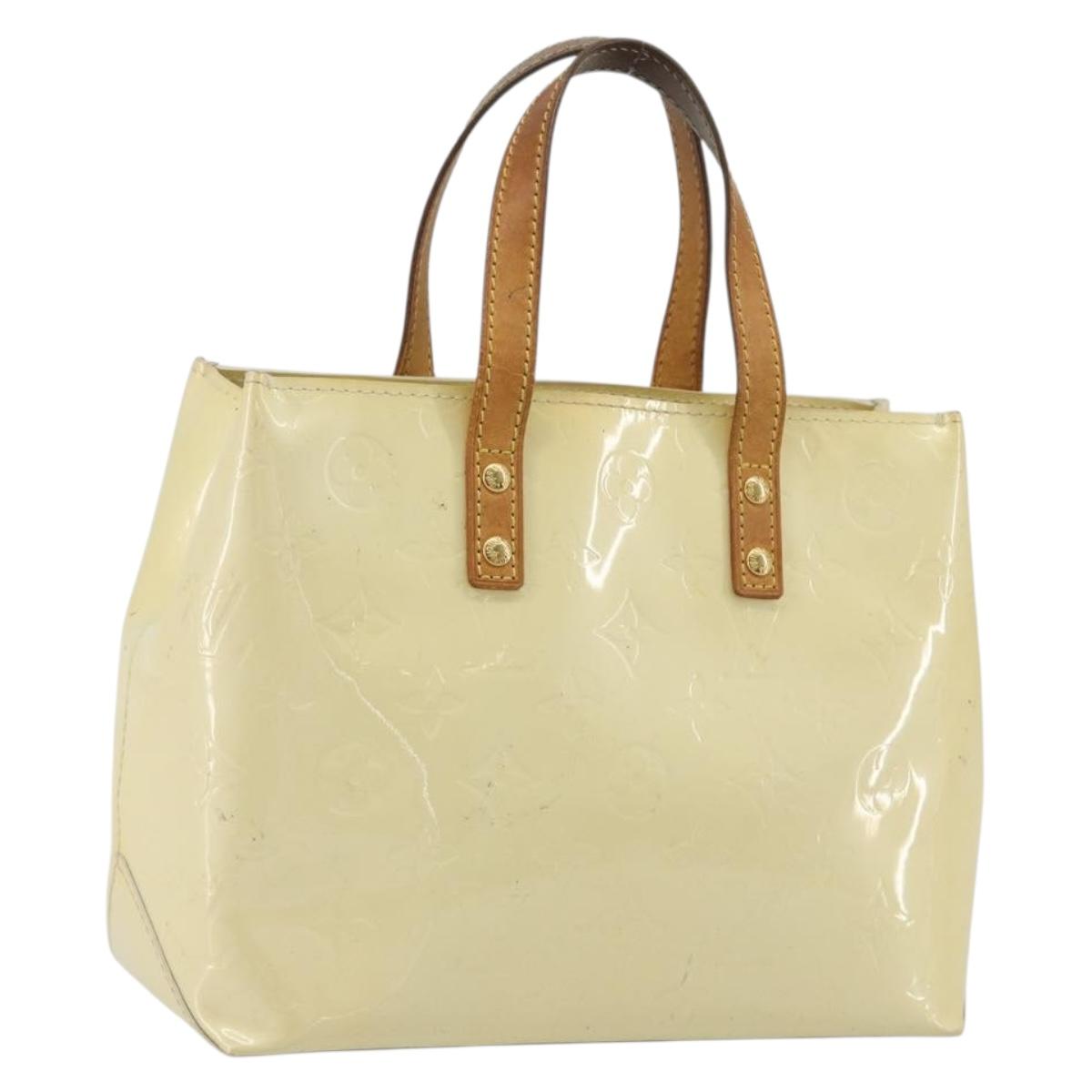 LOUIS VUITTON Monogram Vernis Reade PM Hand Bag Gris M91145 LV Auth ep15498