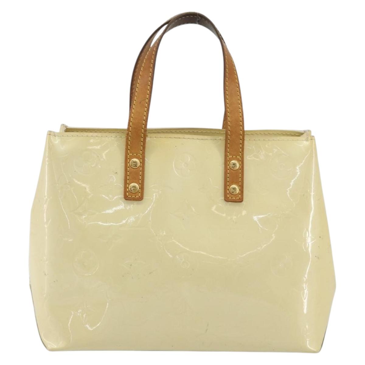 LOUIS VUITTON Monogram Vernis Reade PM Hand Bag Gris M91145 LV Auth ep15498