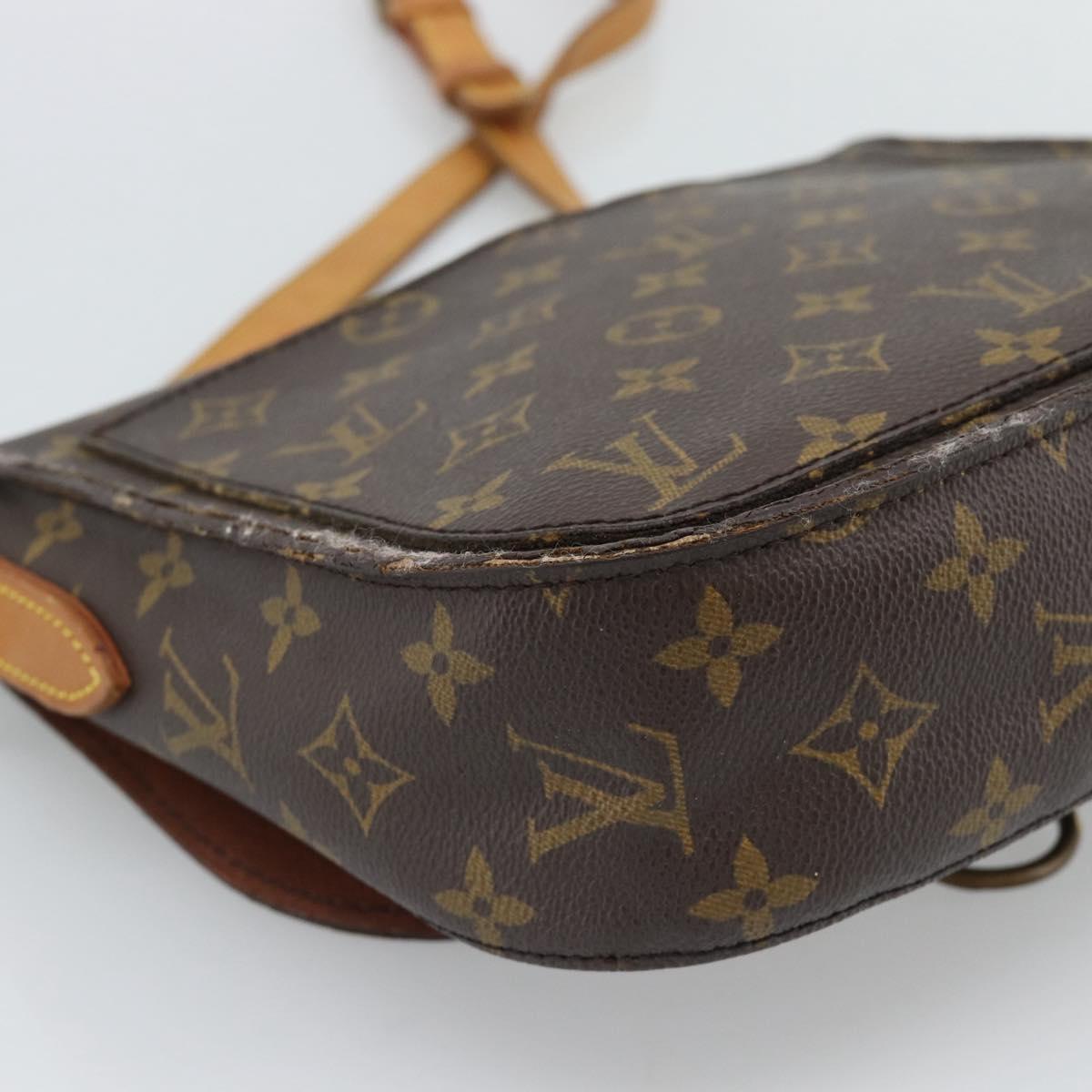LOUIS VUITTON Monogram Saint Cloud GM Shoulder Bag M51242 LV Auth ep15499