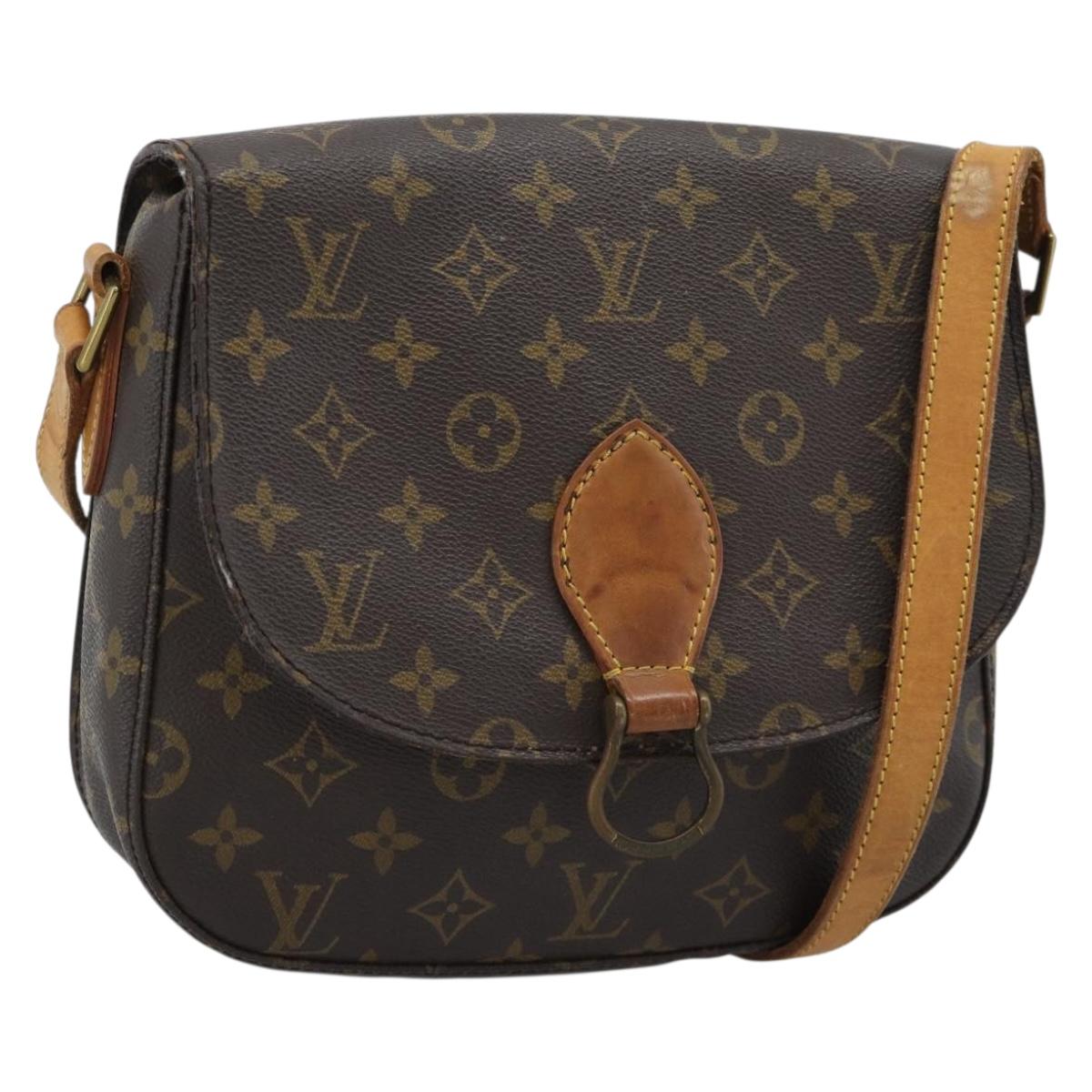 LOUIS VUITTON Monogram Saint Cloud GM Shoulder Bag M51242 LV Auth ep15499
