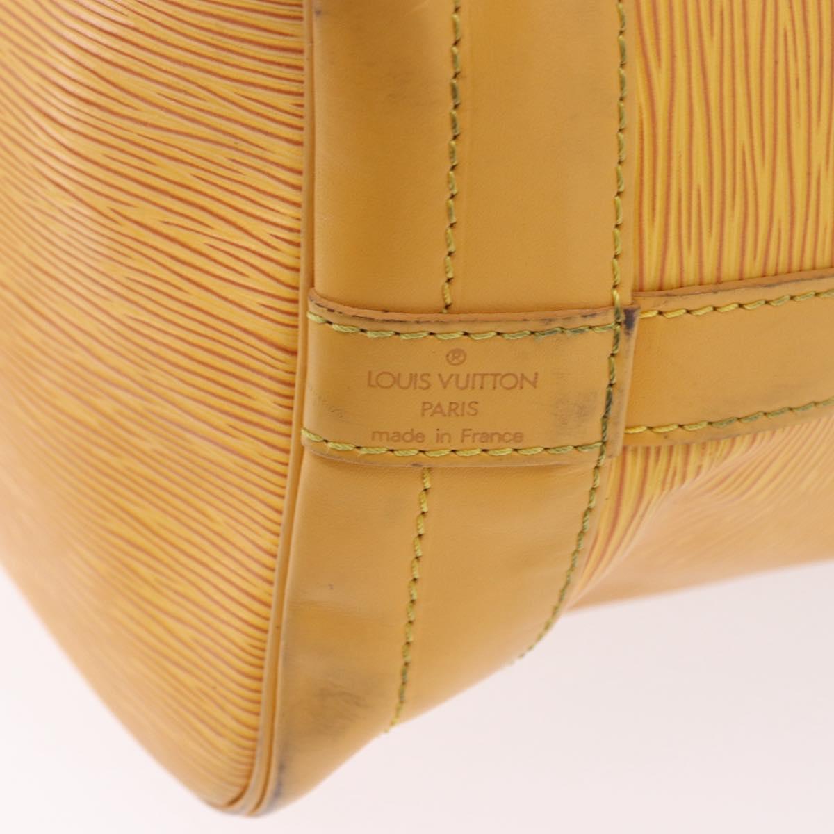LOUIS VUITTON Epi Noe Shoulder Bag Tassili Yellow M44009 LV Auth ep15502