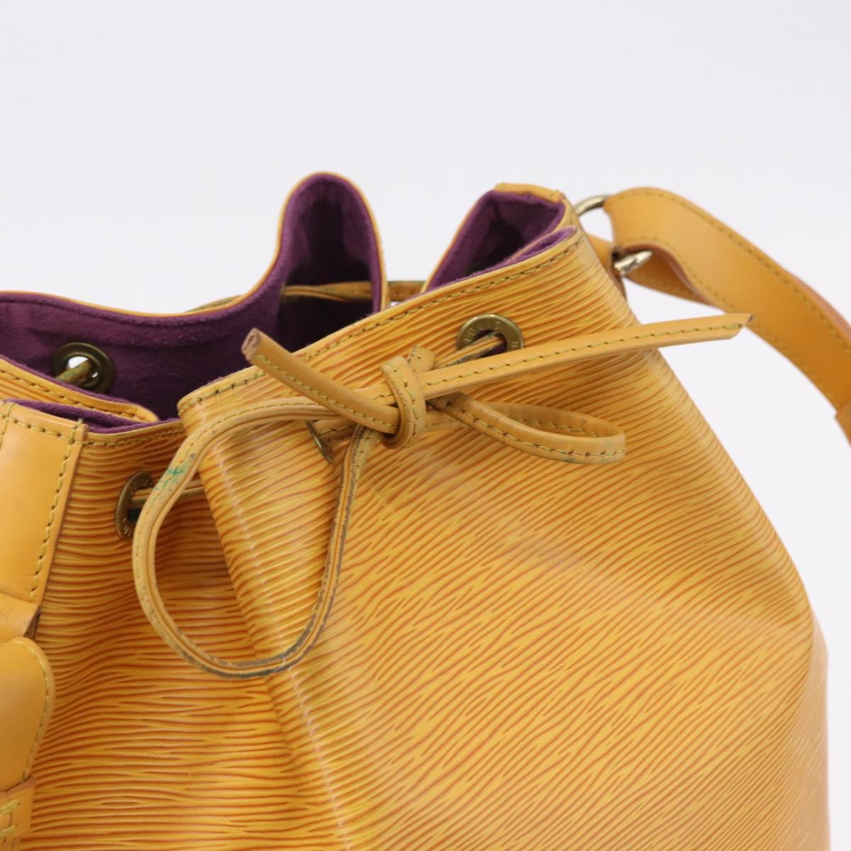LOUIS VUITTON Epi Noe Shoulder Bag Tassili Yellow M44009 LV Auth ep15502