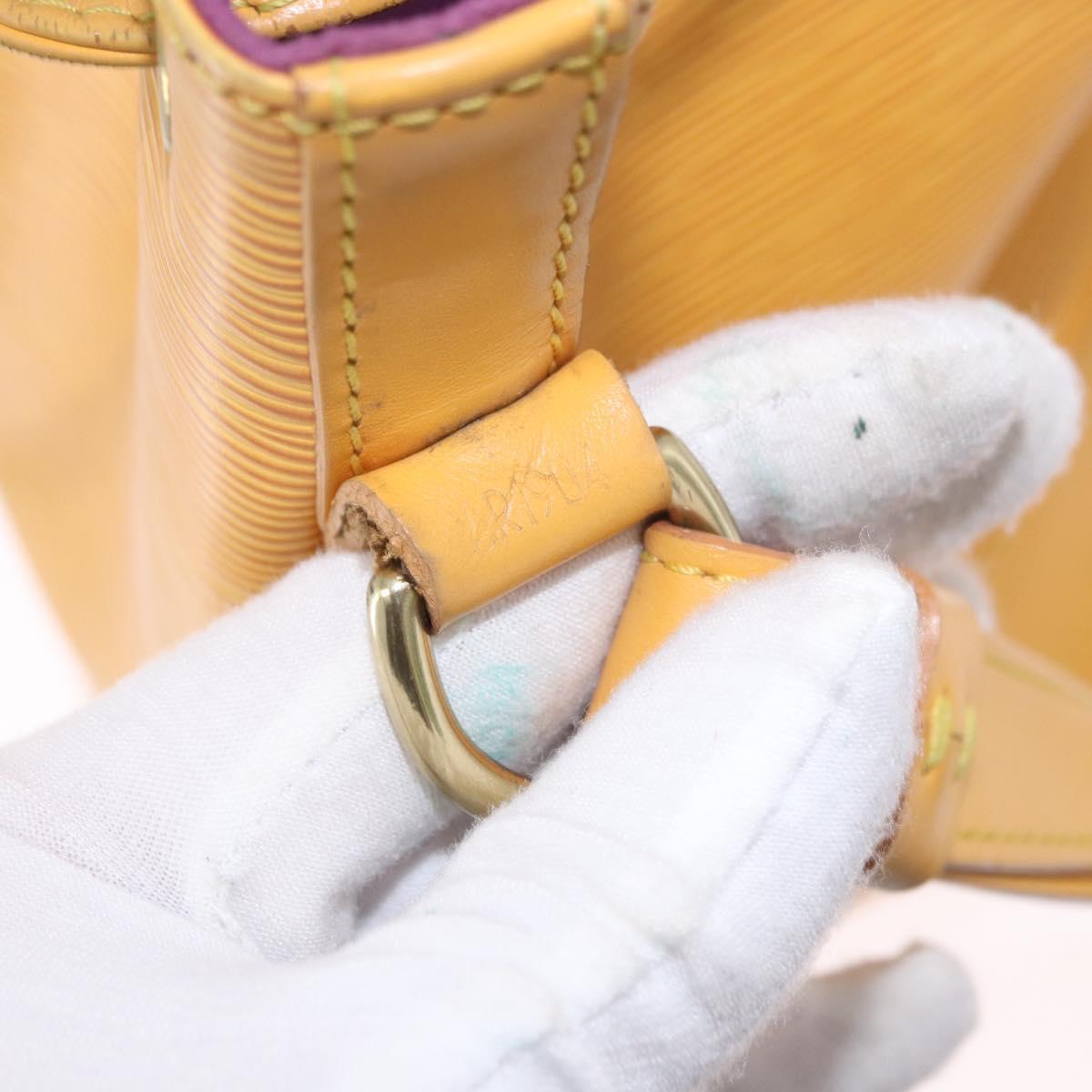 LOUIS VUITTON Epi Noe Shoulder Bag Tassili Yellow M44009 LV Auth ep15502