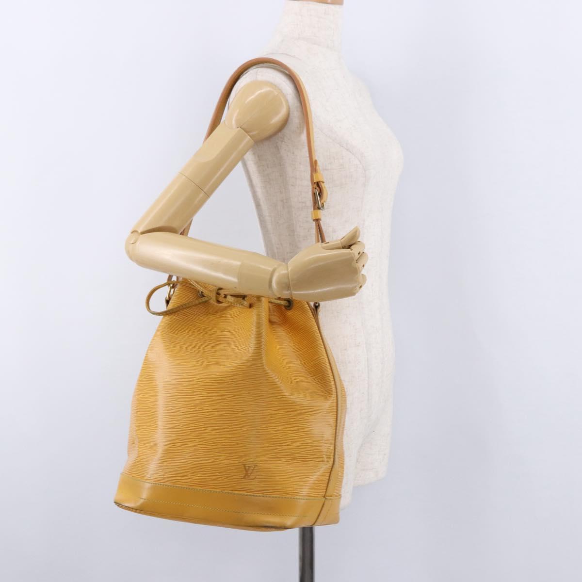 LOUIS VUITTON Epi Noe Shoulder Bag Tassili Yellow M44009 LV Auth ep15502