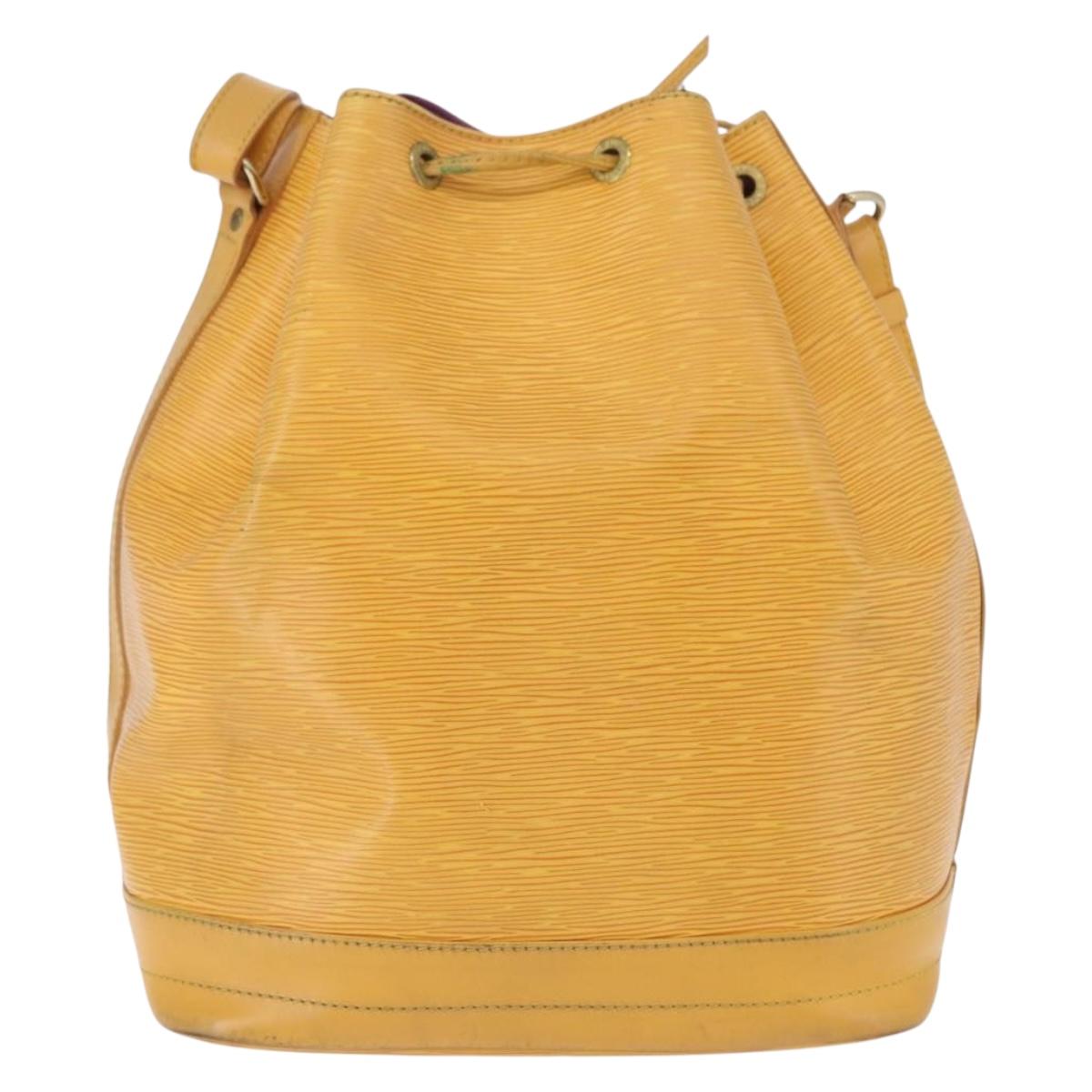 LOUIS VUITTON Epi Noe Shoulder Bag Tassili Yellow M44009 LV Auth ep15502