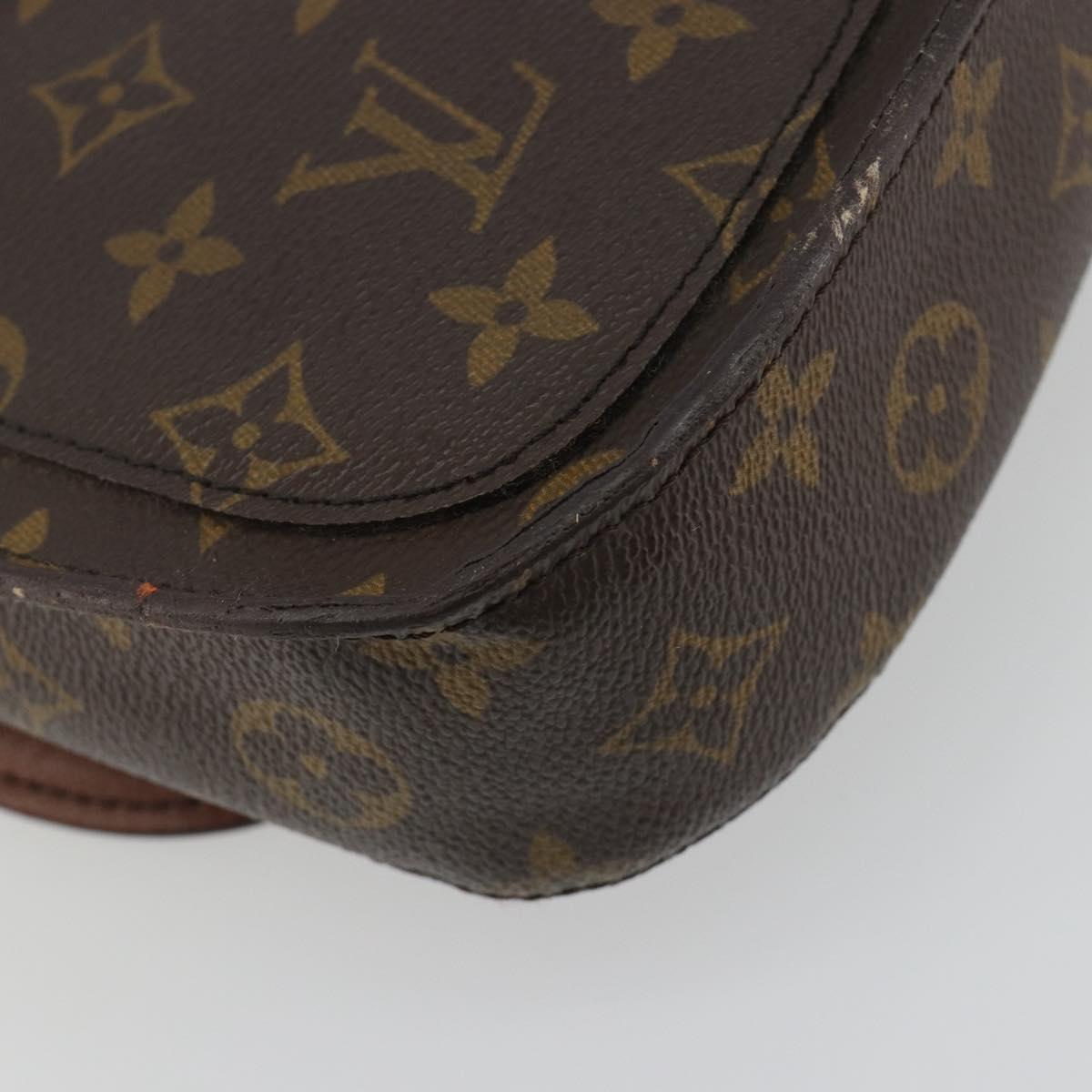 LOUIS VUITTON Monogram Saint Cloud MM Shoulder Bag M51243 LV Auth ep15513A