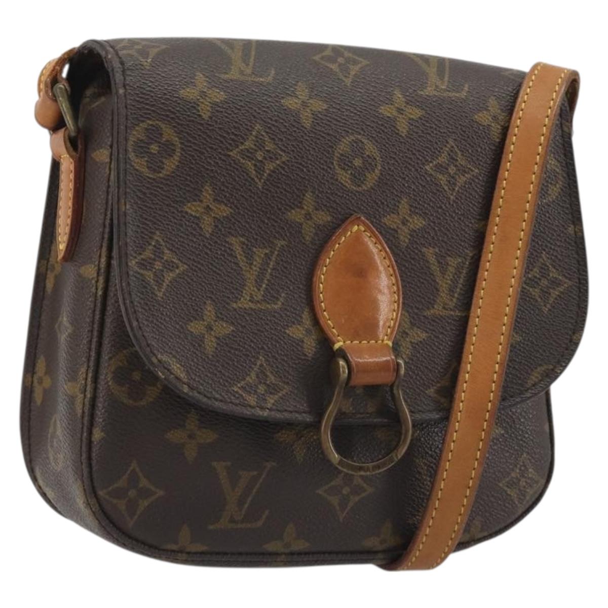 LOUIS VUITTON Monogram Saint Cloud MM Shoulder Bag M51243 LV Auth ep15513A