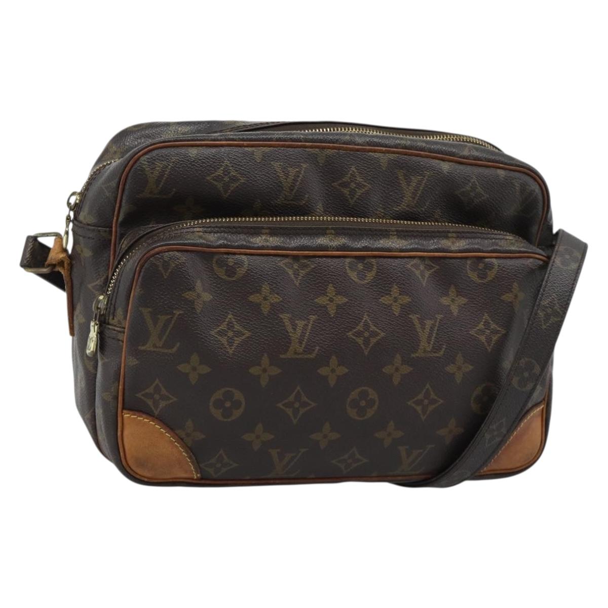 LOUIS VUITTON Monogram Nile Shoulder Bag M45244 LV Auth ep15514