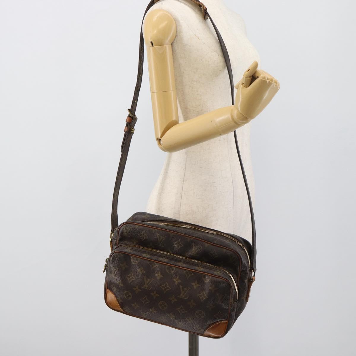LOUIS VUITTON Monogram Nile Shoulder Bag M45244 LV Auth ep15514