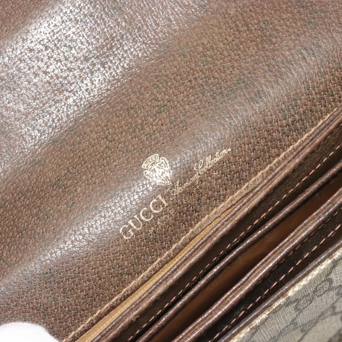 GUCCI GG Supreme Shoulder Bag PVC Beige Gold 001 16 4084 Auth ep15519