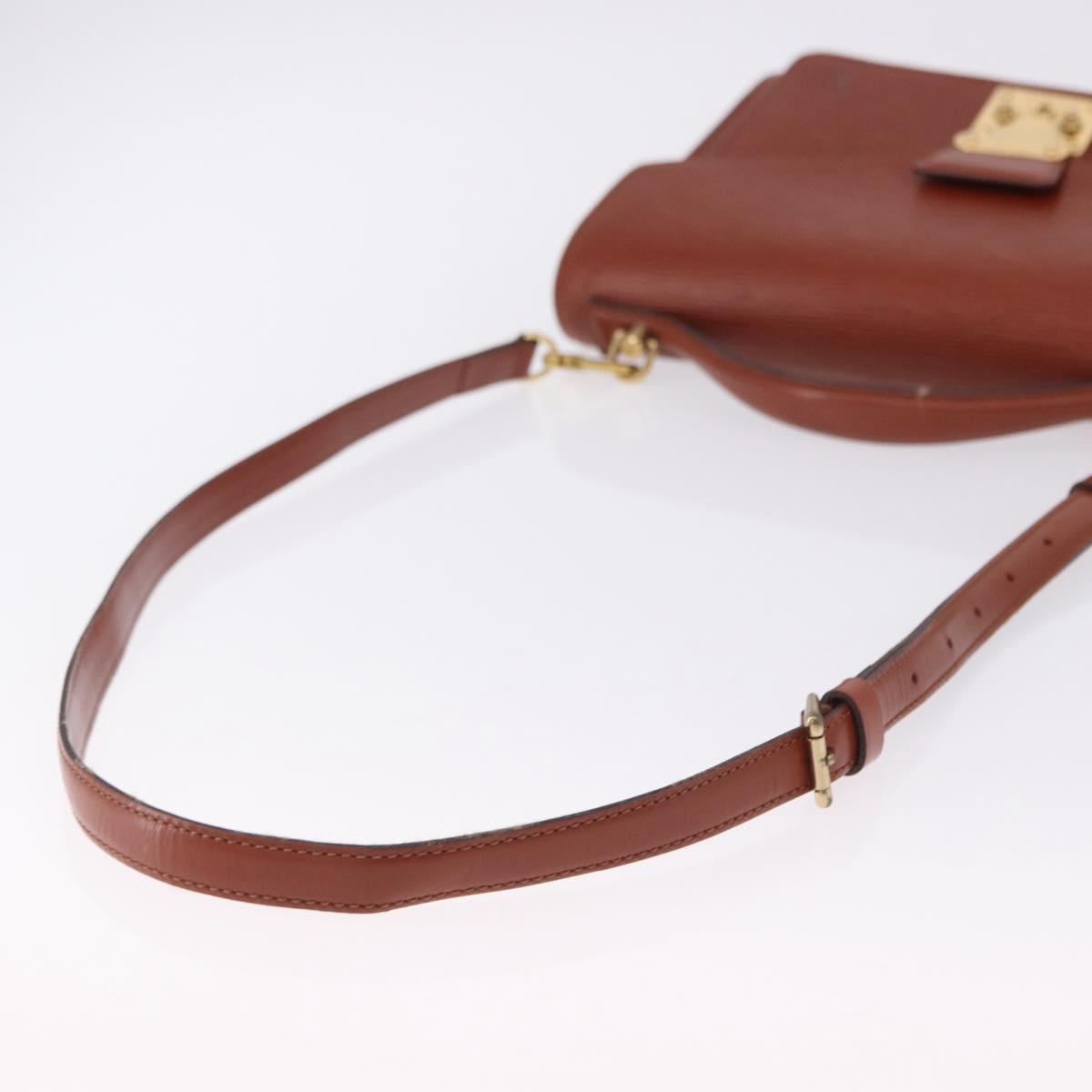 LOUIS VUITTON Epi Monceau 28 Hand Bag Brown M52123 LV Auth ep15520