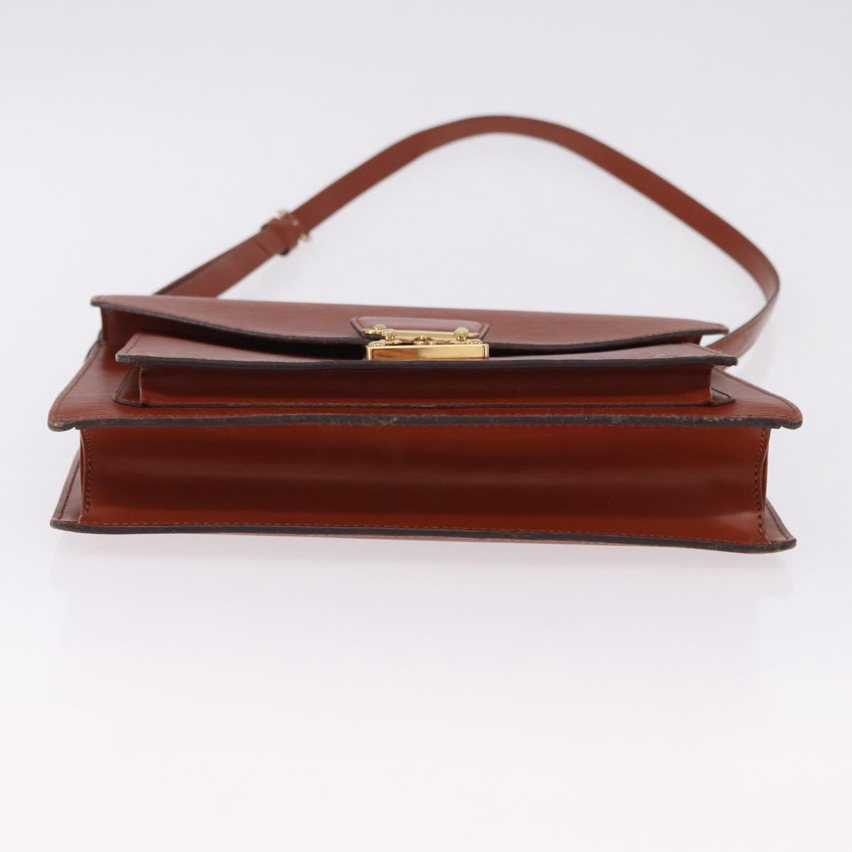 LOUIS VUITTON Epi Monceau 28 Hand Bag Brown M52123 LV Auth ep15520