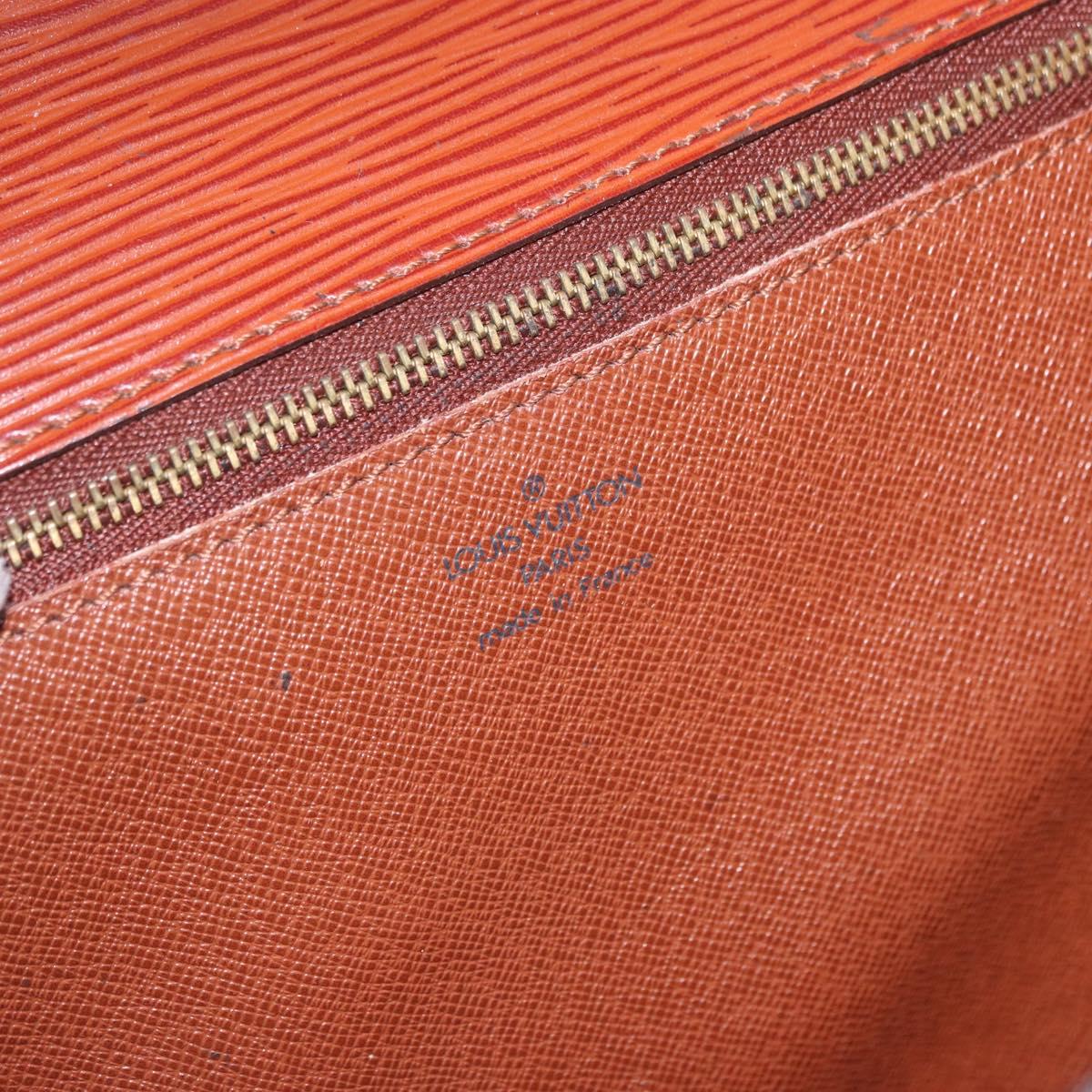 LOUIS VUITTON Epi Monceau 28 Hand Bag Brown M52123 LV Auth ep15520
