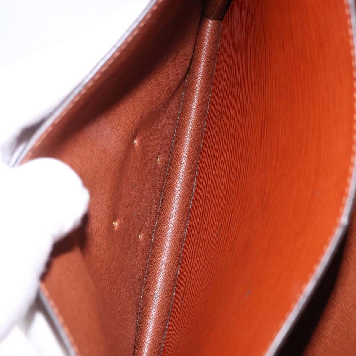 LOUIS VUITTON Epi Monceau 28 Hand Bag Brown M52123 LV Auth ep15520