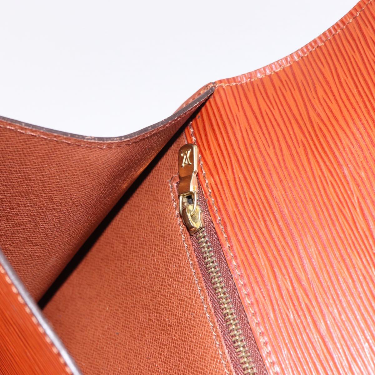 LOUIS VUITTON Epi Monceau 28 Hand Bag Brown M52123 LV Auth ep15520