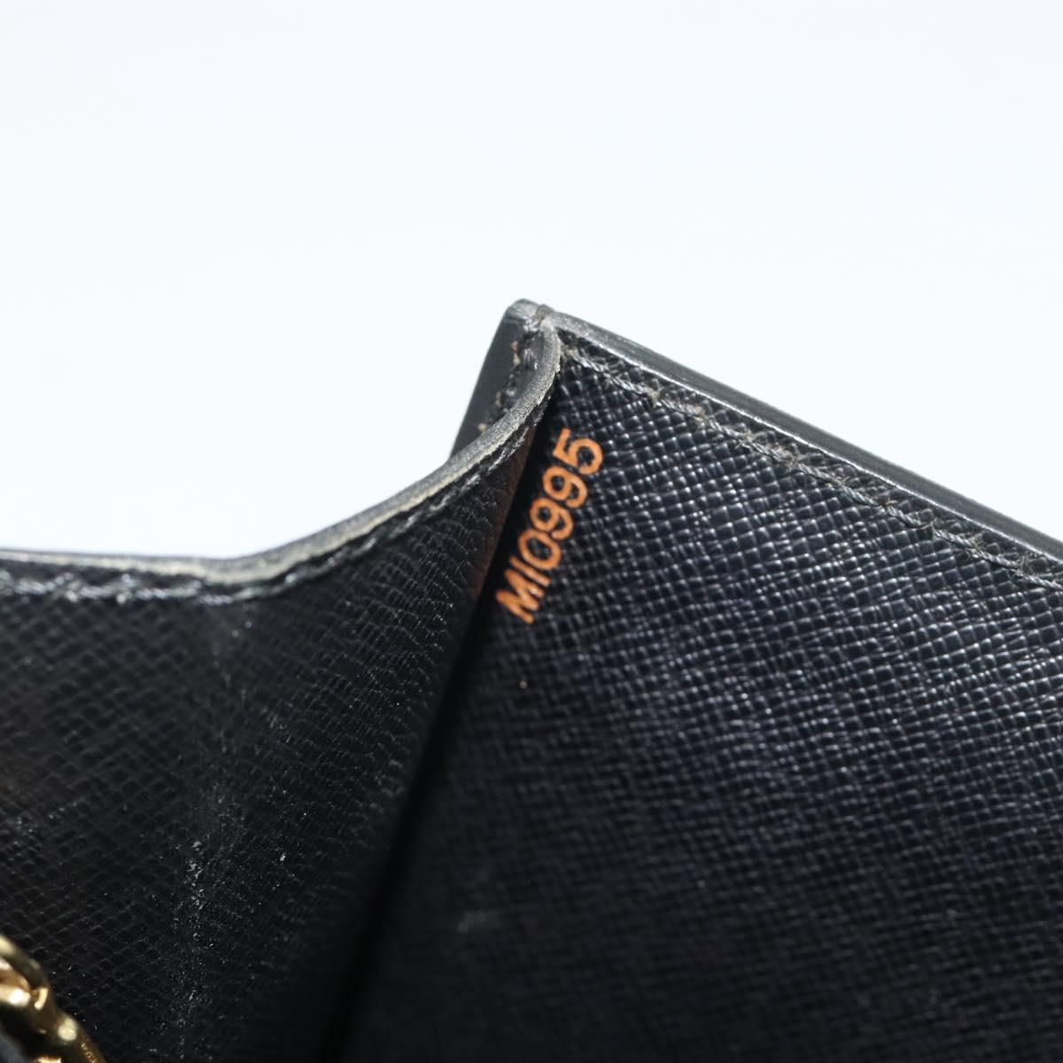 LOUIS VUITTON Epi Serie Dragonne Clutch Bag Black Noir M52612 LV Auth ep15521