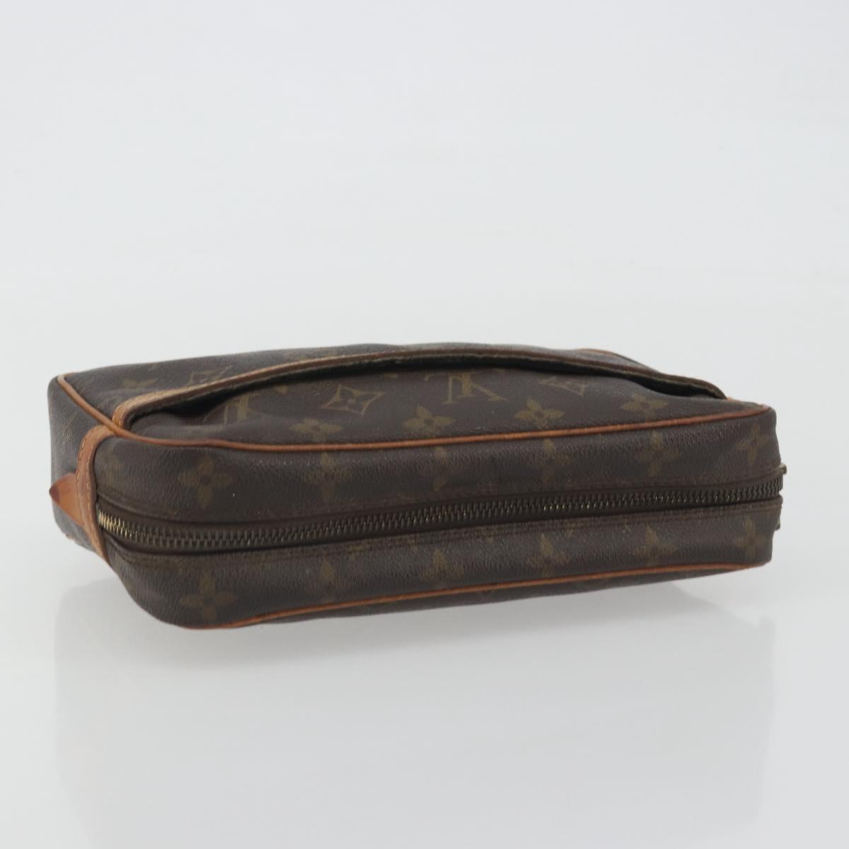 LOUIS VUITTON Monogram Compiegne 23 Clutch Bag M51847 LV Auth ep15523