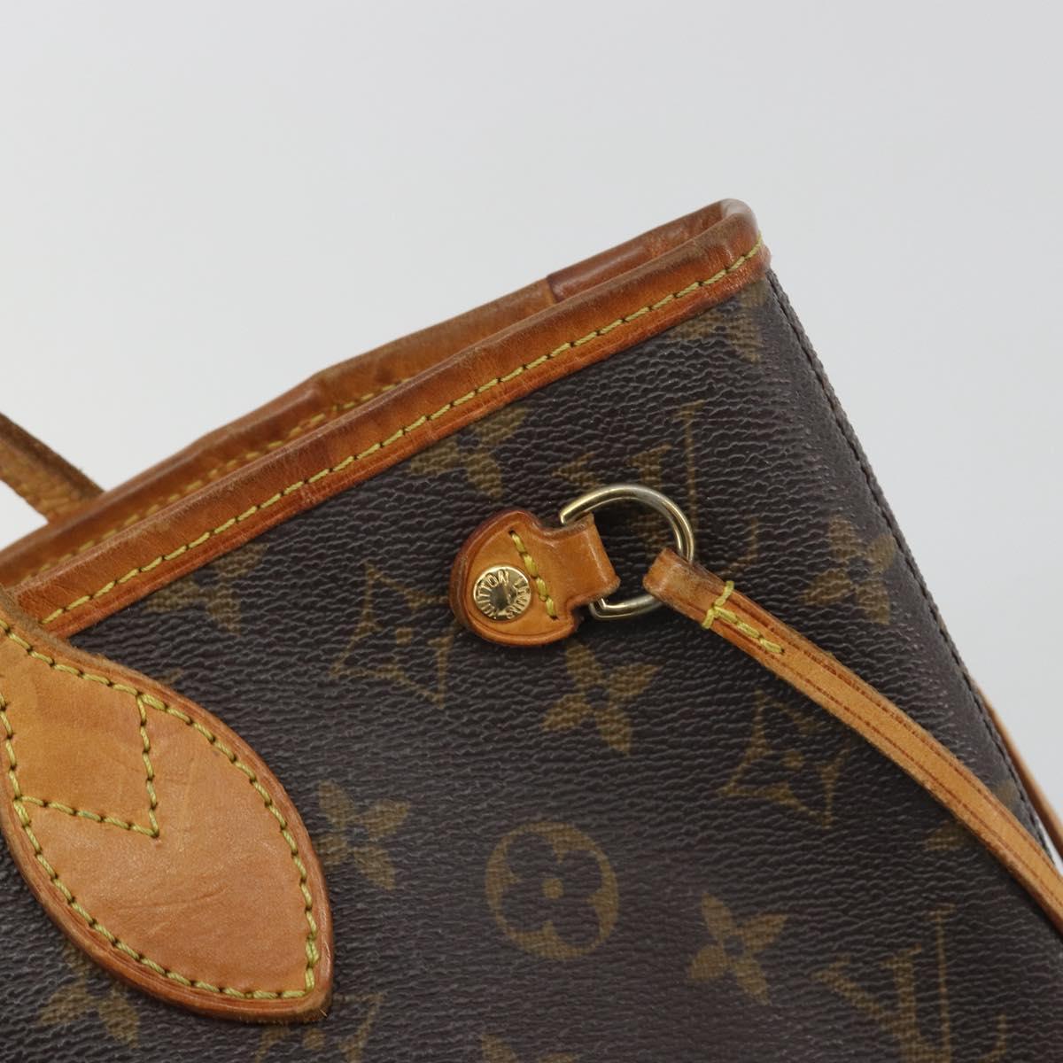 LOUIS VUITTON Monogram Neverfull PM Tote Bag M40155 LV Auth ep15524