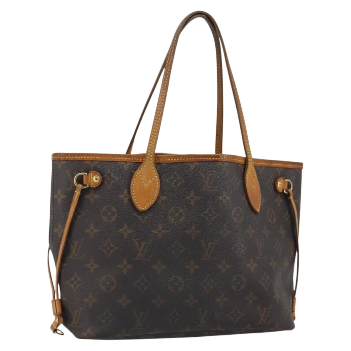 LOUIS VUITTON Monogram Neverfull PM Tote Bag M40155 LV Auth ep15524