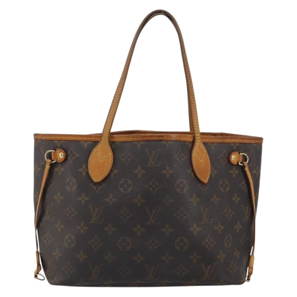 LOUIS VUITTON Monogram Neverfull PM Tote Bag M40155 LV Auth ep15524