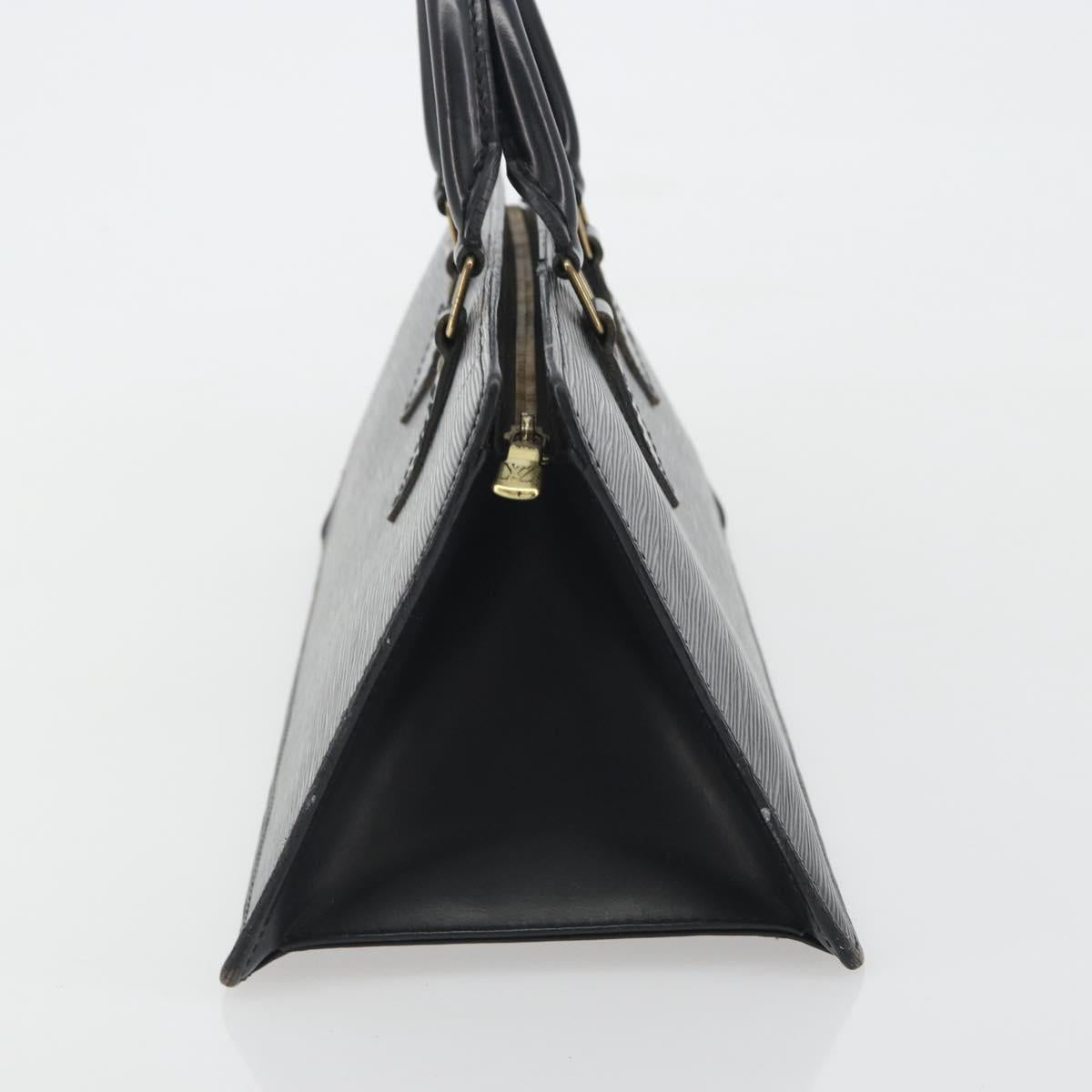 LOUIS VUITTON Epi Sac tri-angle Hand Bag Black M52092 LV Auth ep15528