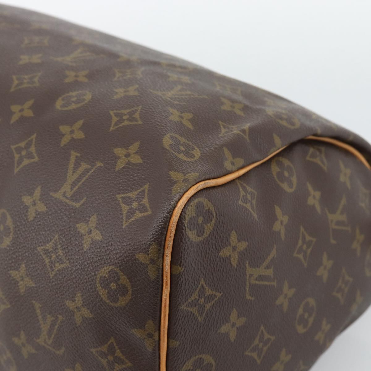 LOUIS VUITTON Monogram Speedy 35 Hand Bag M41524 LV Auth ep15531A