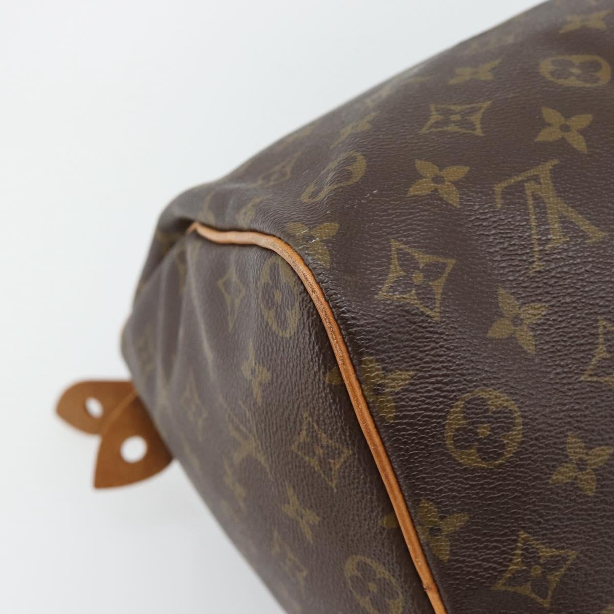 LOUIS VUITTON Monogram Speedy 35 Hand Bag M41524 LV Auth ep15531A