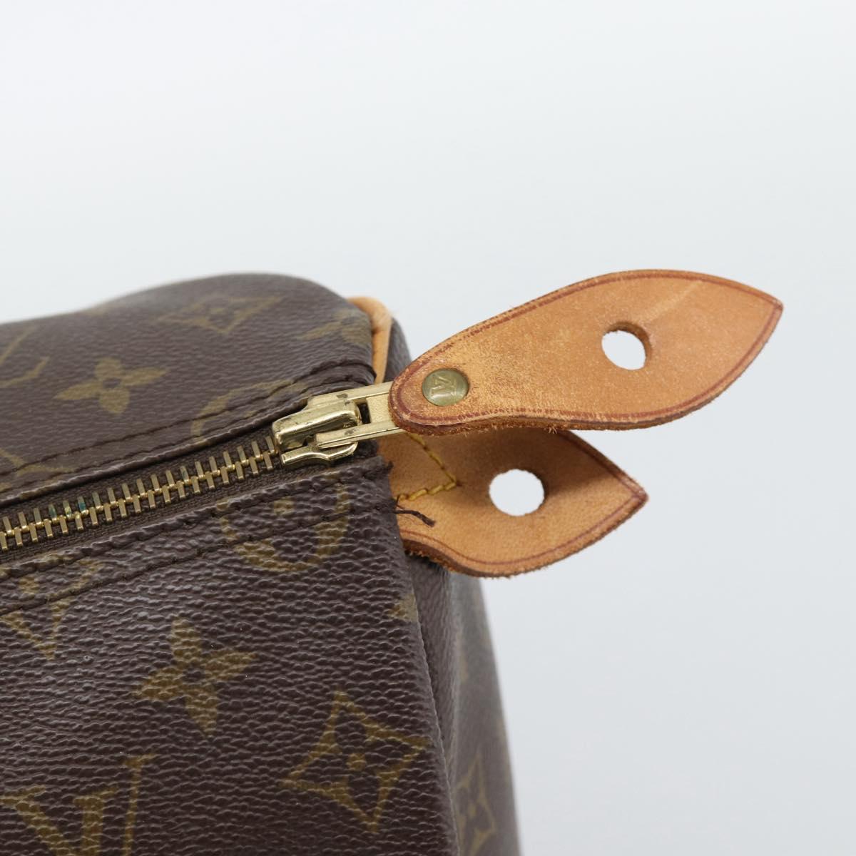LOUIS VUITTON Monogram Speedy 35 Hand Bag M41524 LV Auth ep15531A