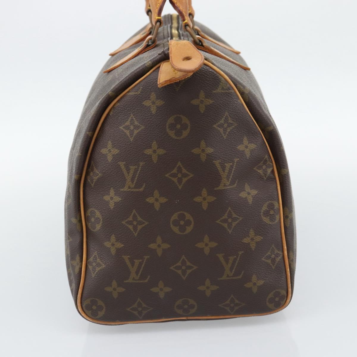 LOUIS VUITTON Monogram Speedy 35 Hand Bag M41524 LV Auth ep15531A