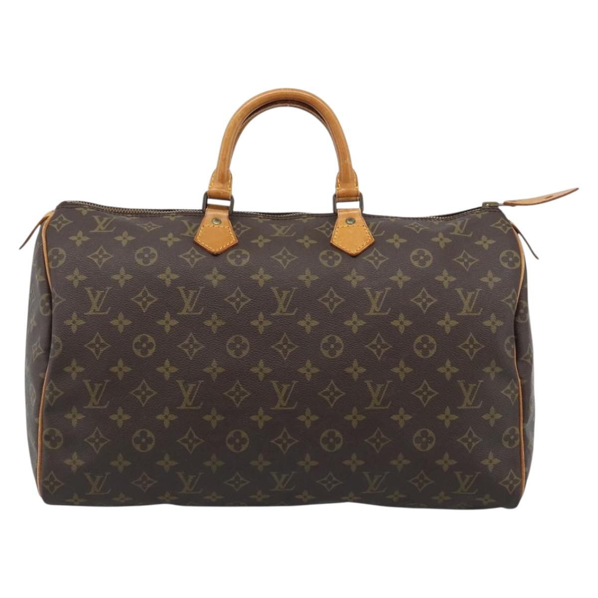 LOUIS VUITTON Monogram Speedy 40 Hand Bag M41522 LV Auth ep15532
