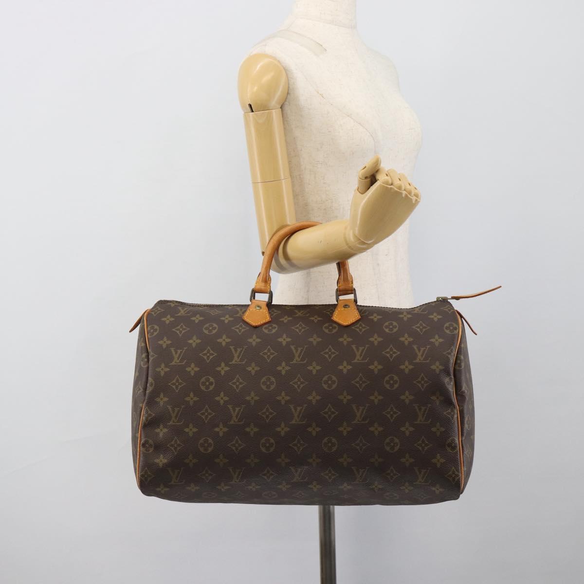 LOUIS VUITTON Monogram Speedy 40 Hand Bag M41522 LV Auth ep15532