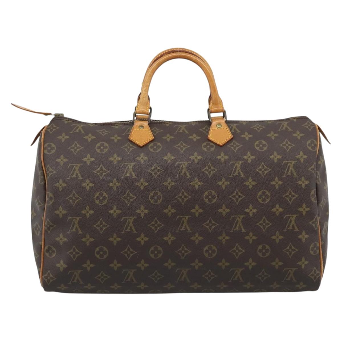 LOUIS VUITTON Monogram Speedy 40 Hand Bag M41522 LV Auth ep15532