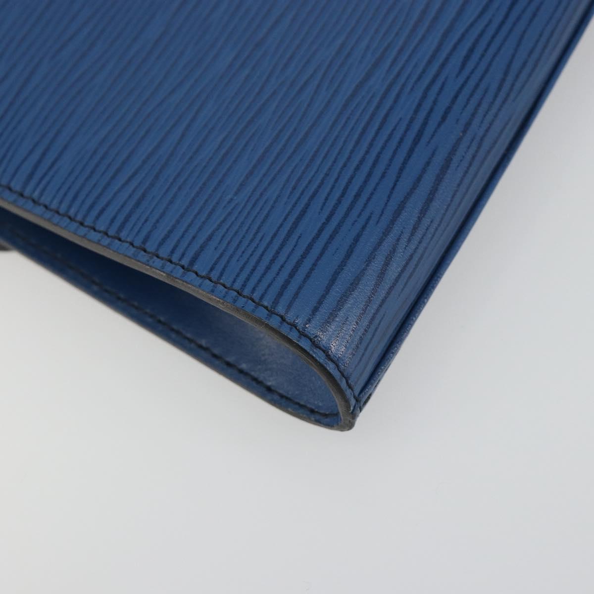 LOUIS VUITTON Epi Art Deco Clutch Bag Blue M52635 LV Auth ep15533