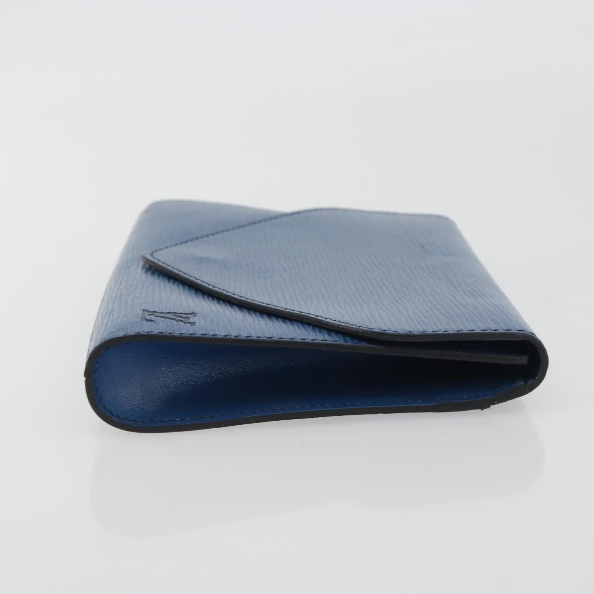 LOUIS VUITTON Epi Art Deco Clutch Bag Blue M52635 LV Auth ep15533