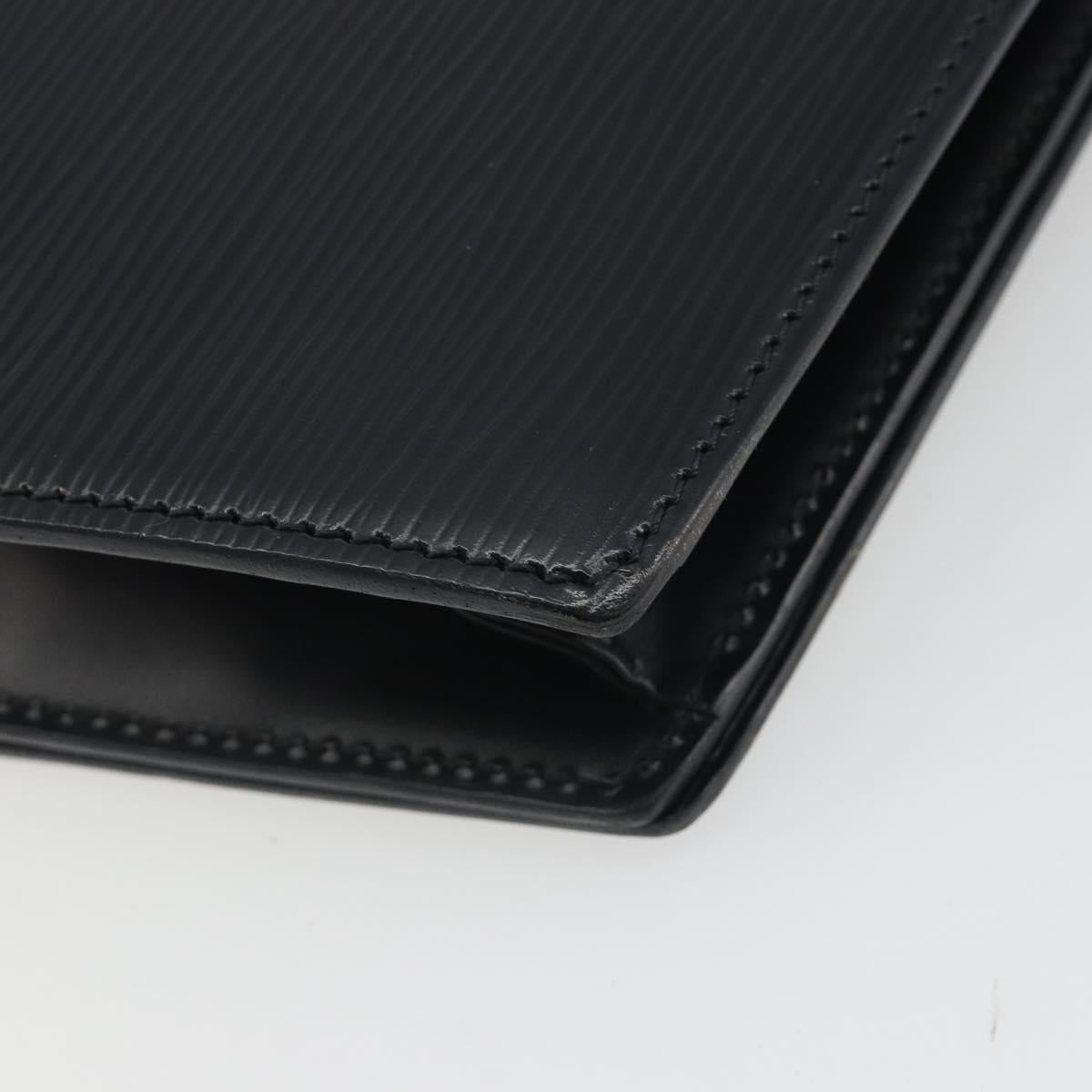 LOUIS VUITTON Epi Trapeze Clutch Bag Black M80165 LV Auth ep15536A