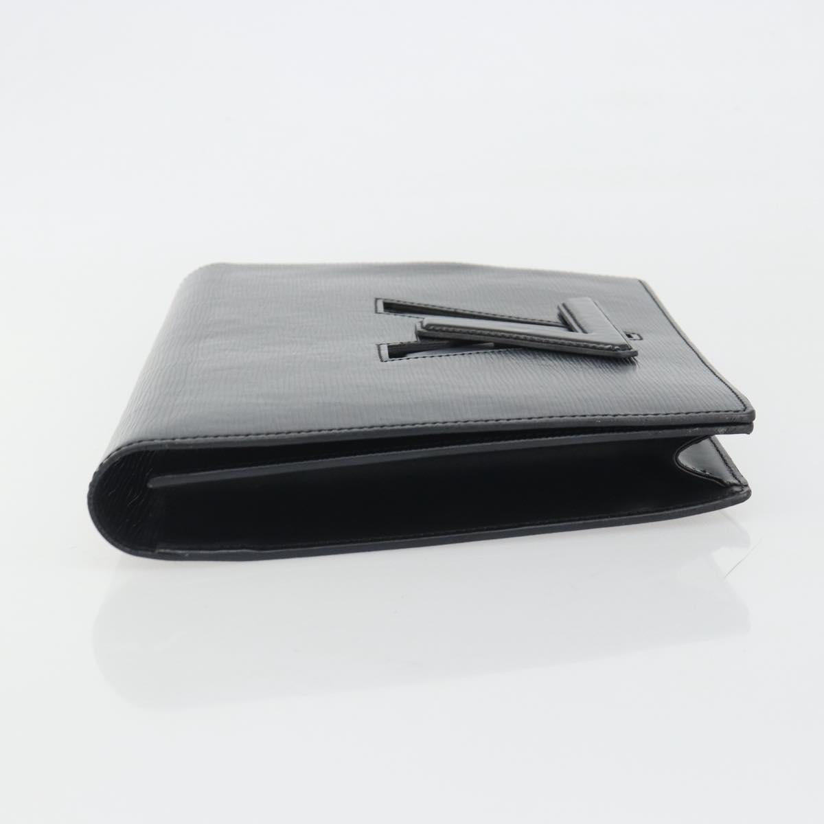 LOUIS VUITTON Epi Trapeze Clutch Bag Black M80165 LV Auth ep15536A