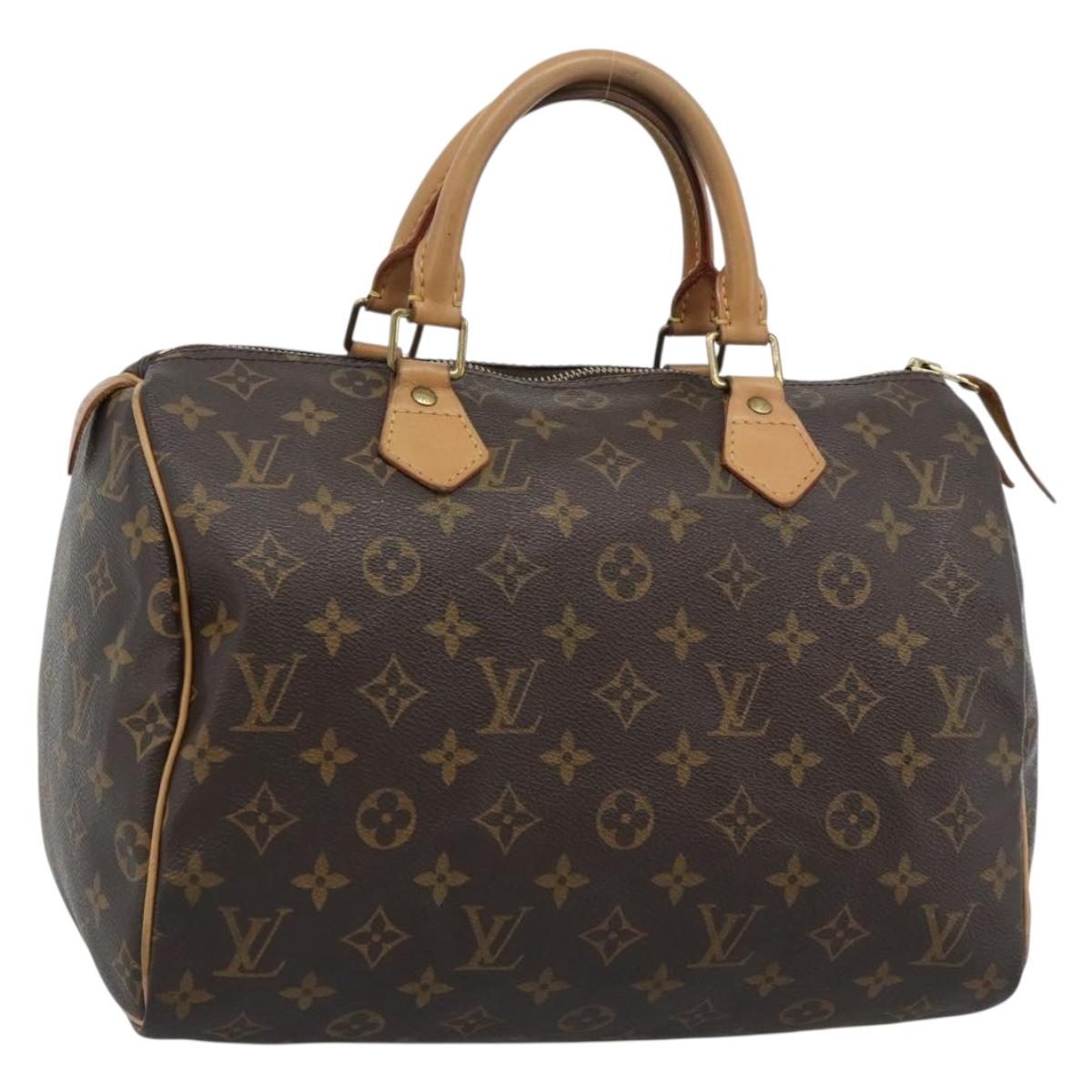 LOUIS VUITTON Monogram Speedy 30 Hand Bag M41526 LV Auth ep15540A