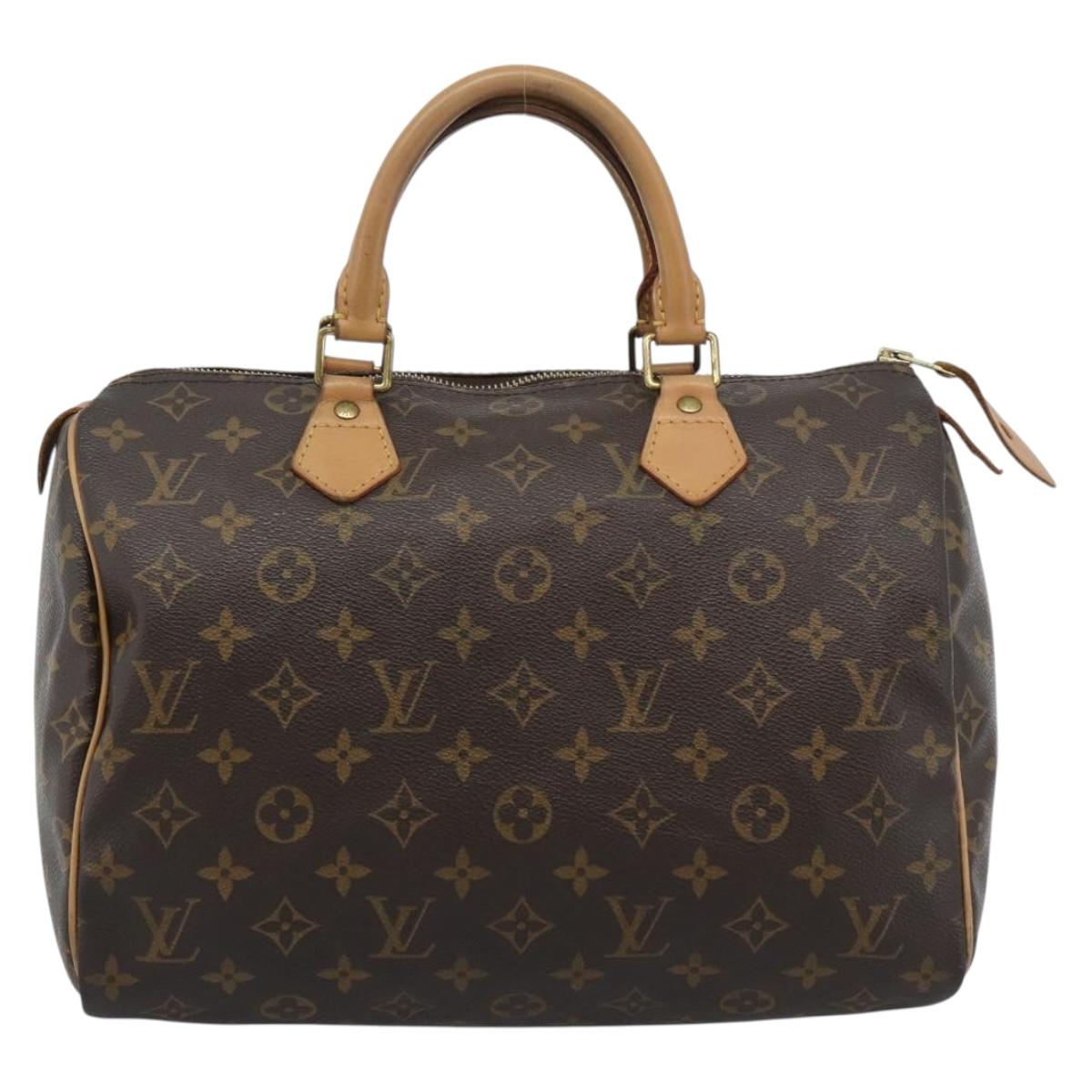 LOUIS VUITTON Monogram Speedy 30 Hand Bag M41526 LV Auth ep15540A