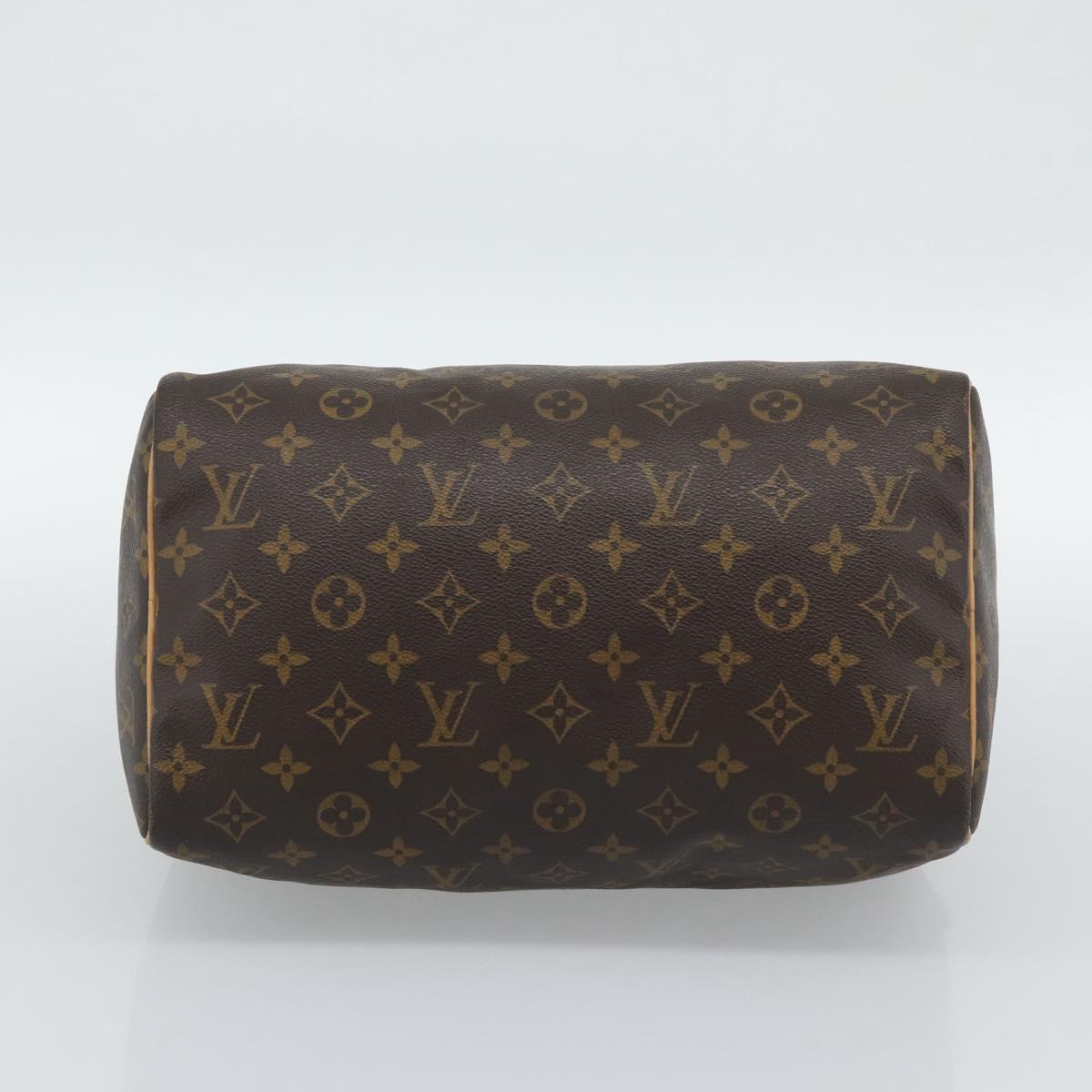LOUIS VUITTON Monogram Speedy 30 Hand Bag M41526 LV Auth ep15540A