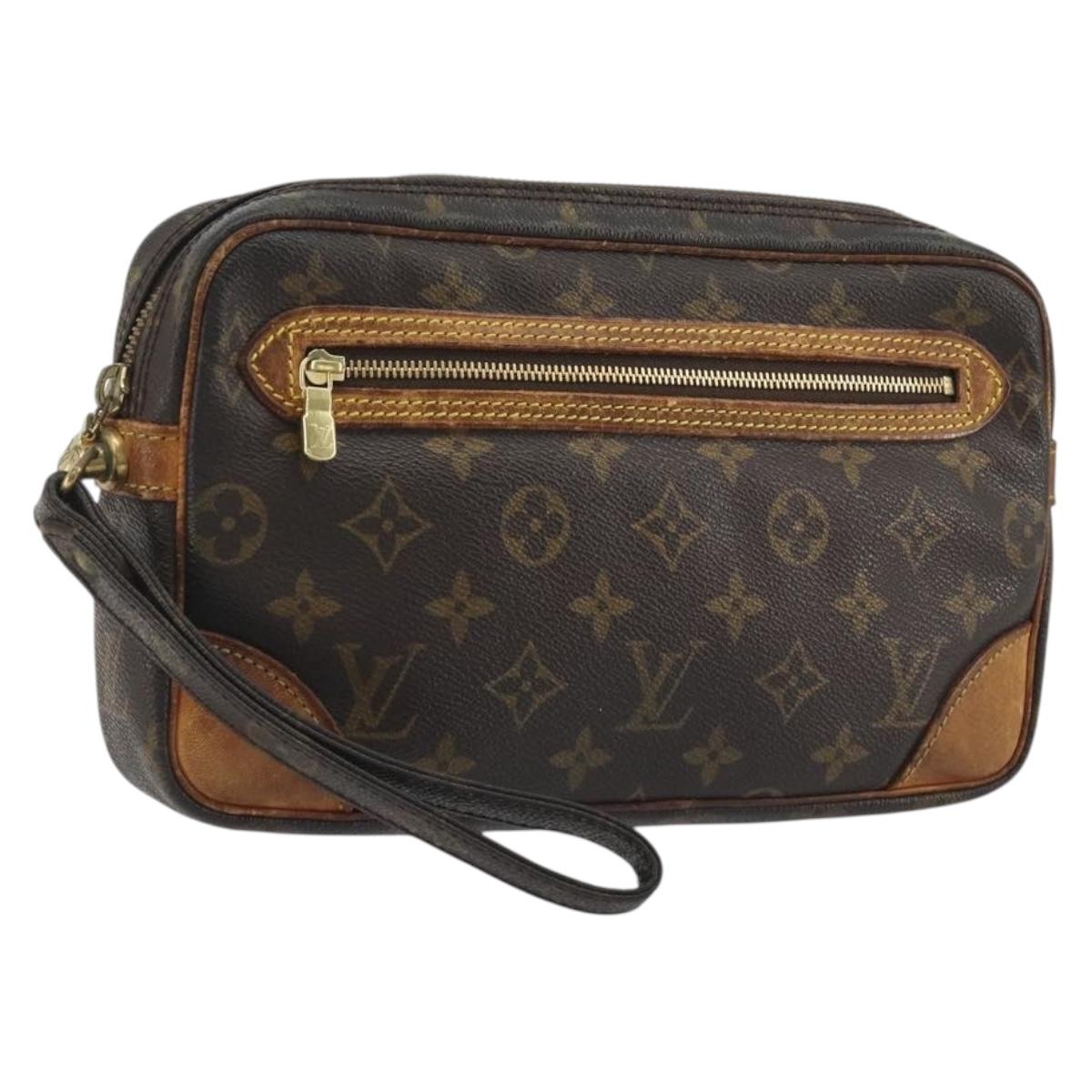 LOUIS VUITTON Monogram Marly Dragonne GM Clutch Bag M51825 LV Auth ep15546