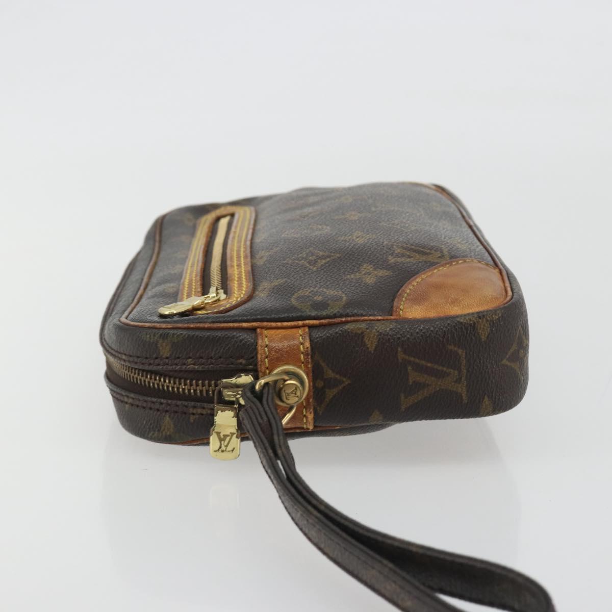 LOUIS VUITTON Monogram Marly Dragonne GM Clutch Bag M51825 LV Auth ep15546