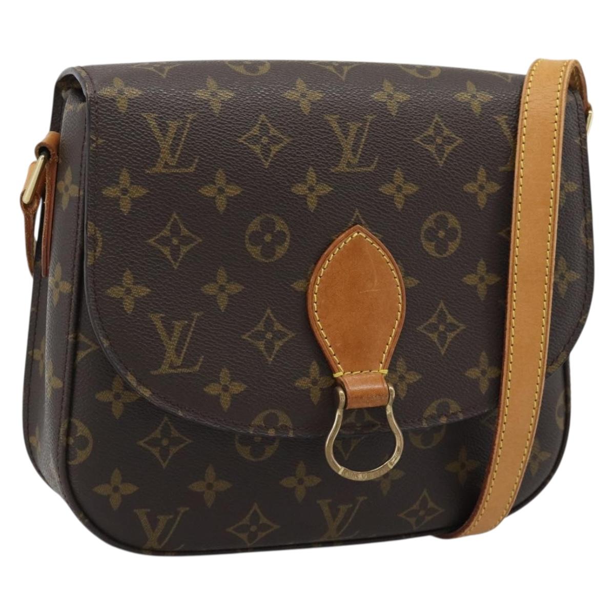 LOUIS VUITTON Monogram Saint Cloud GM Shoulder Bag M51242 LV Auth ep15550