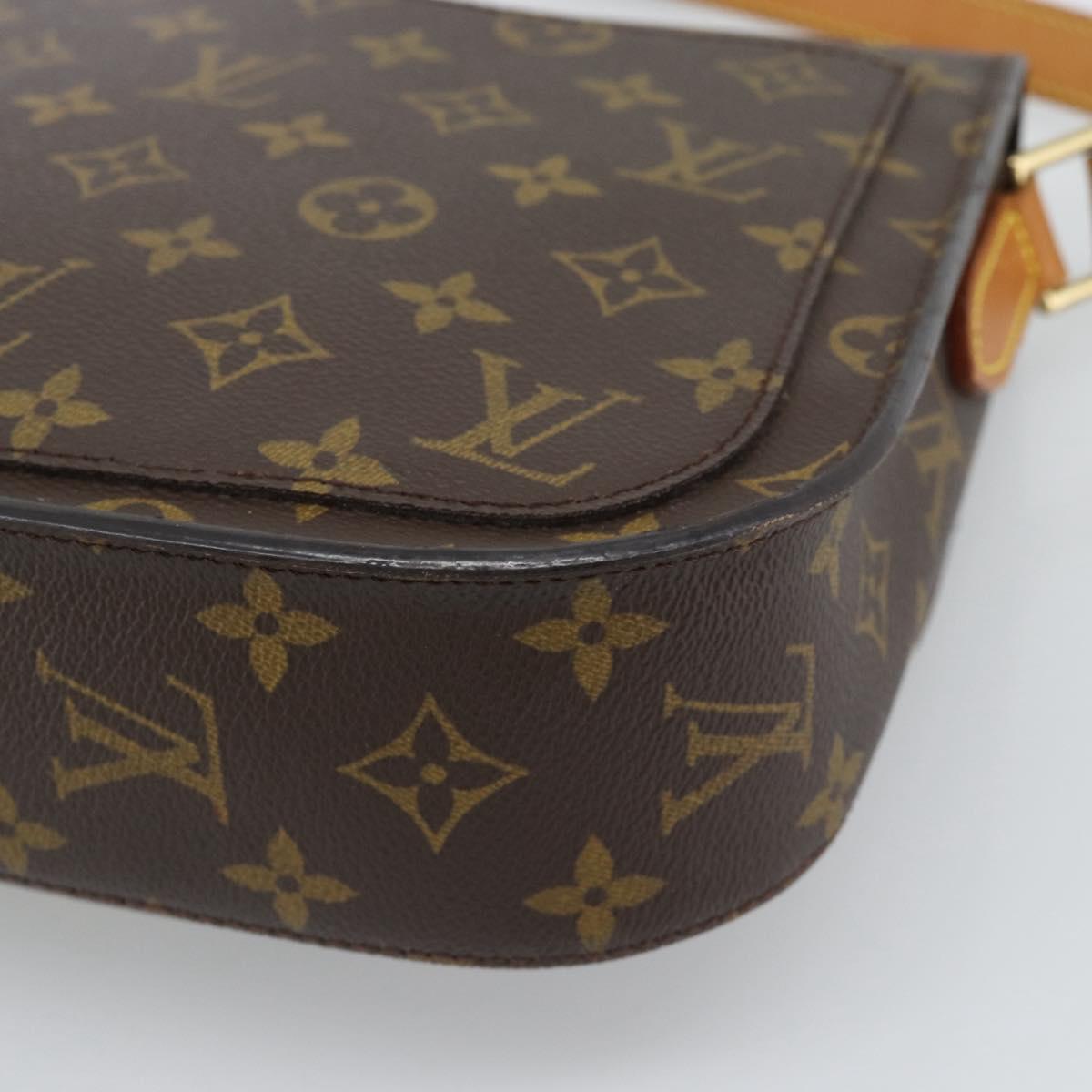 LOUIS VUITTON Monogram Saint Cloud GM Shoulder Bag M51242 LV Auth ep15550