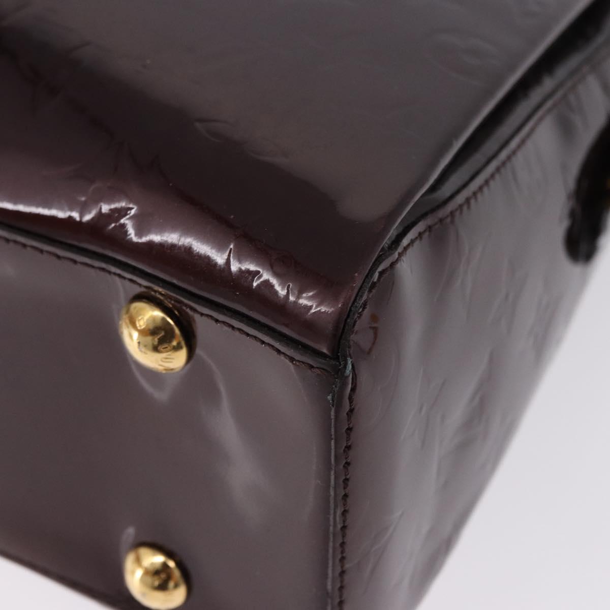 LOUIS VUITTON Monogram Vernis Melrose Avenue Bag Amarante M93757 Auth ep15552A