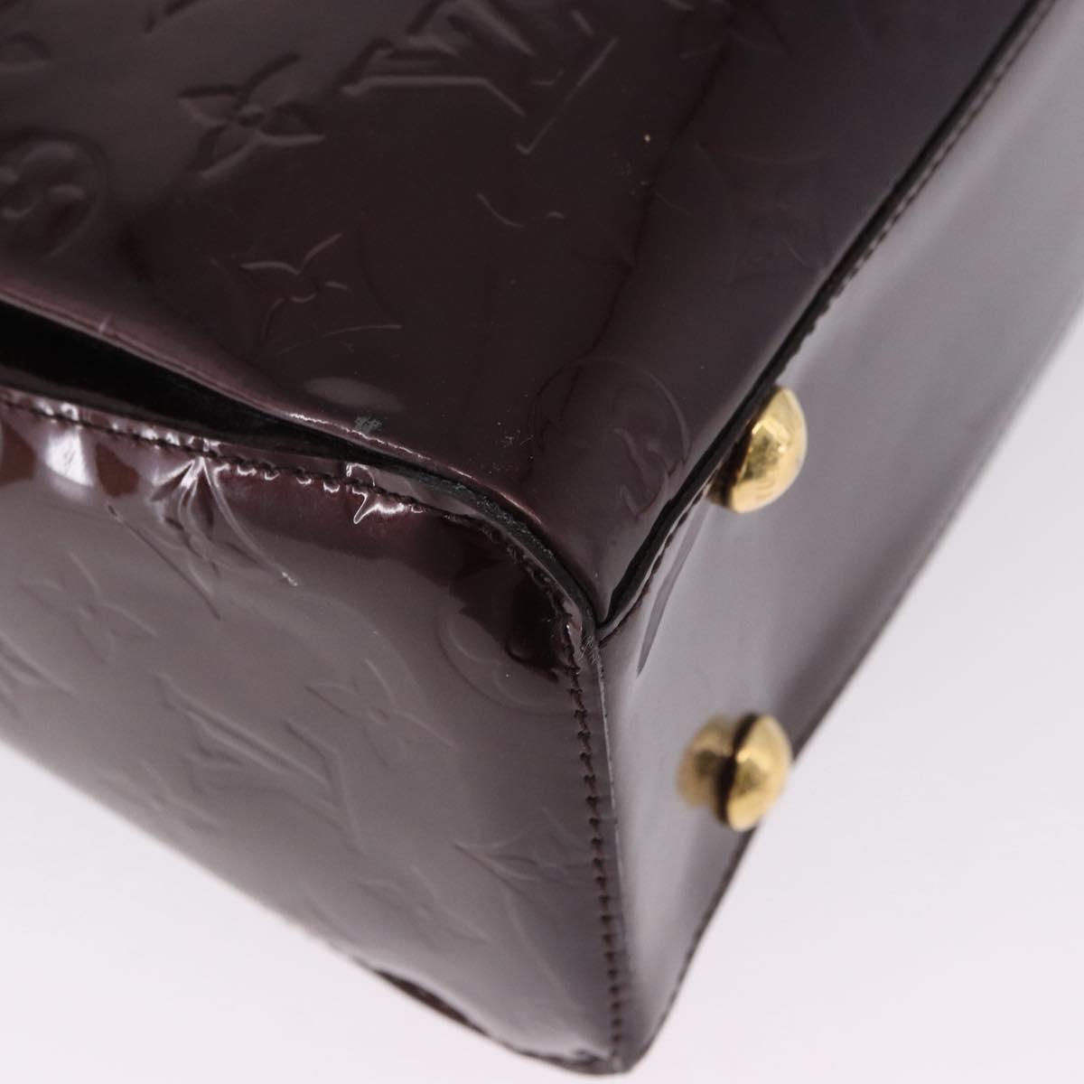 LOUIS VUITTON Monogram Vernis Melrose Avenue Bag Amarante M93757 Auth ep15552A