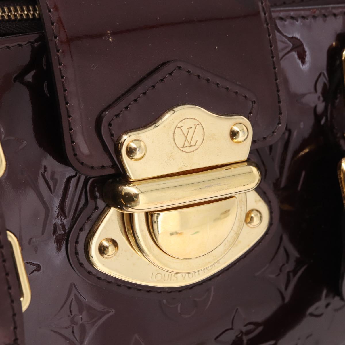 LOUIS VUITTON Monogram Vernis Melrose Avenue Bag Amarante M93757 Auth ep15552A