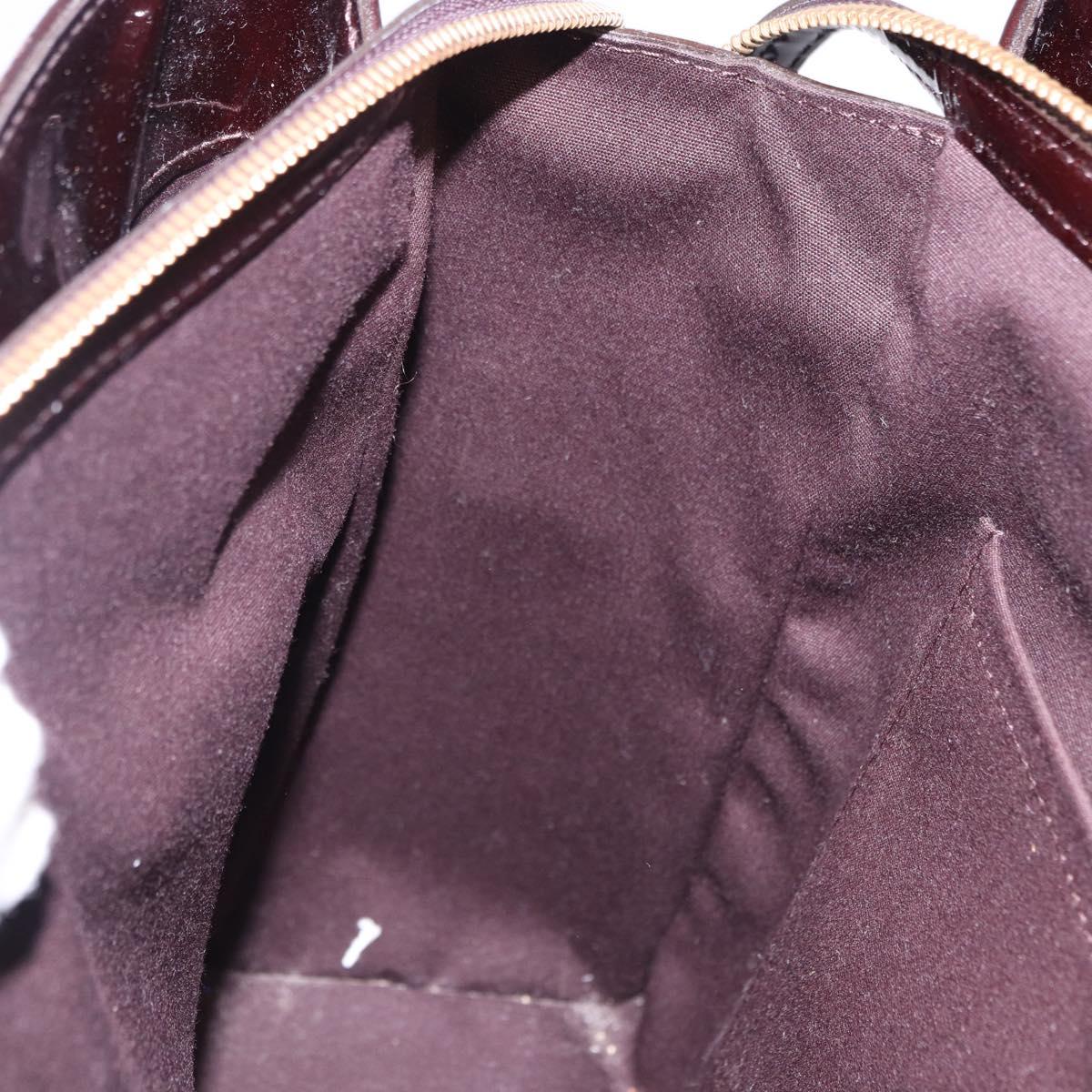 LOUIS VUITTON Monogram Vernis Melrose Avenue Bag Amarante M93757 Auth ep15552A