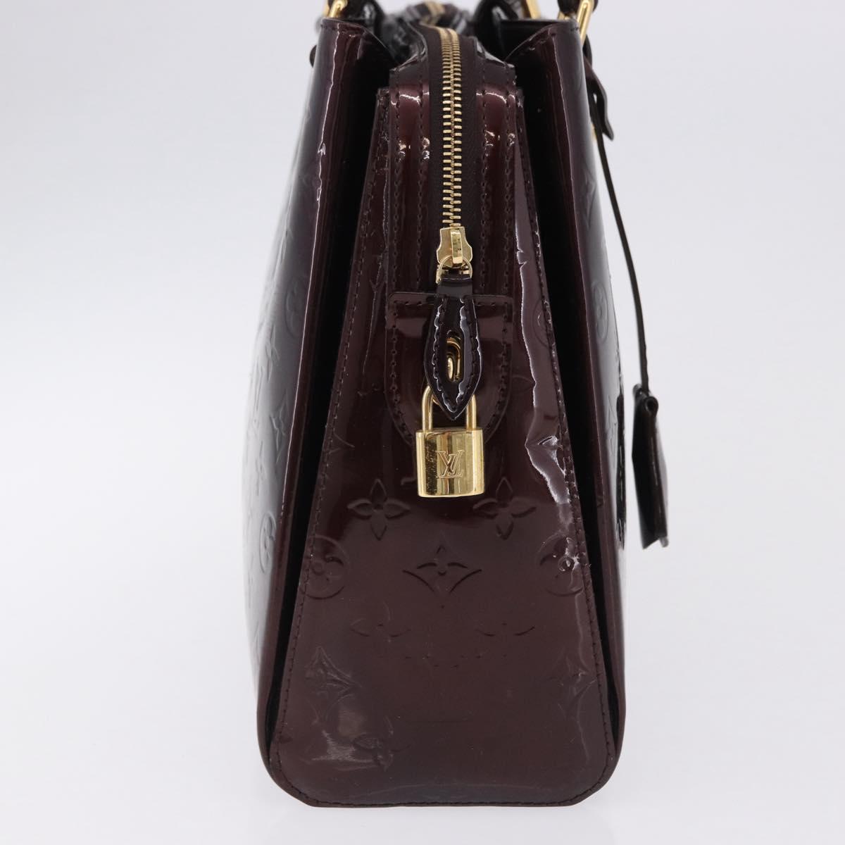 LOUIS VUITTON Monogram Vernis Melrose Avenue Bag Amarante M93757 Auth ep15552A