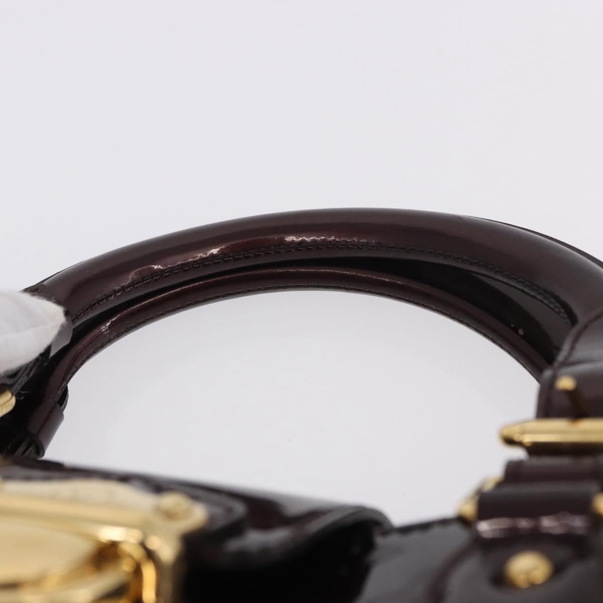 LOUIS VUITTON Monogram Vernis Melrose Avenue Bag Amarante M93757 Auth ep15552A
