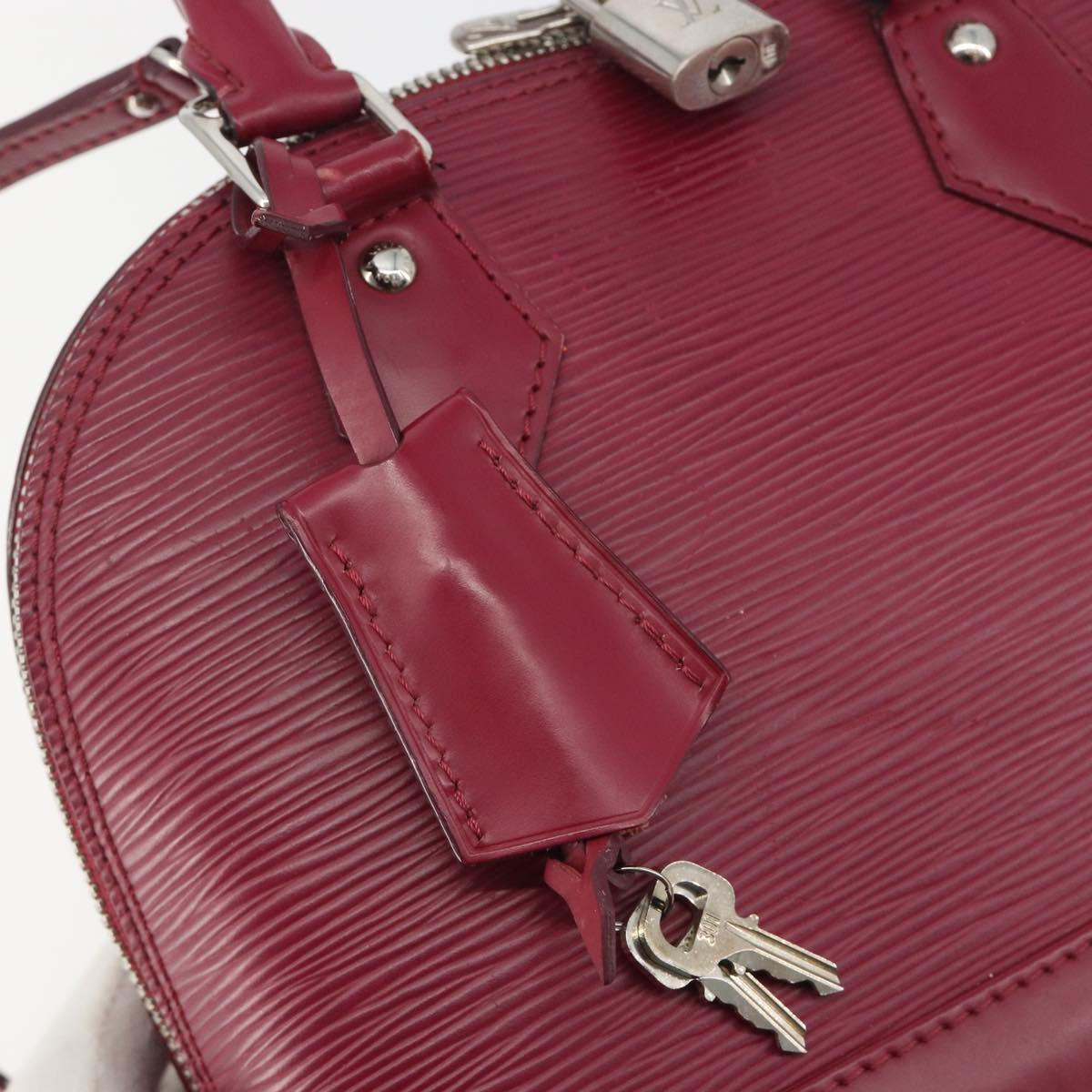 LOUIS VUITTON Epi Alma Hand Bag Fuchsia M40851 LV Auth ep15555A